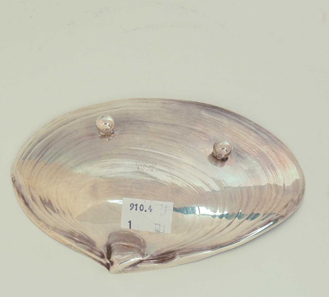 Wallace Sterling Silver Shell Dish.