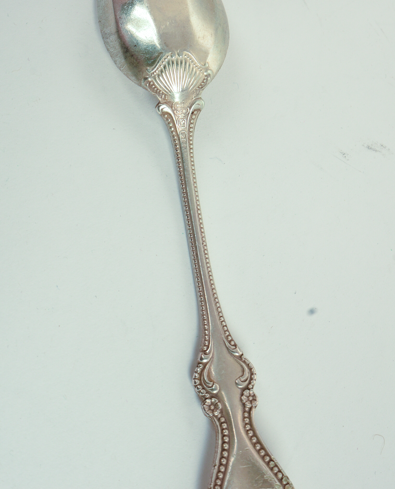 Ten Sterling Silver Grapefruit Spoons.