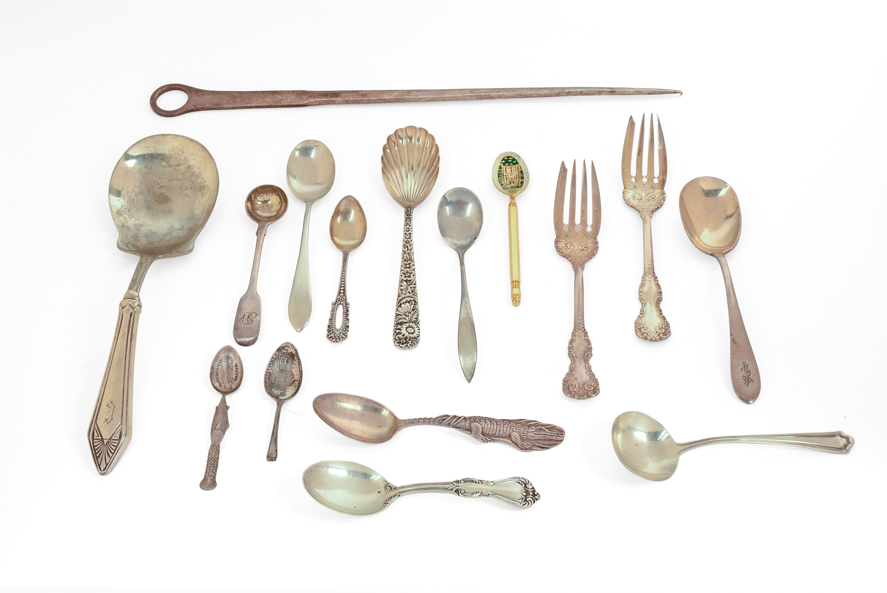 Group of Sterling Silver Flatware.