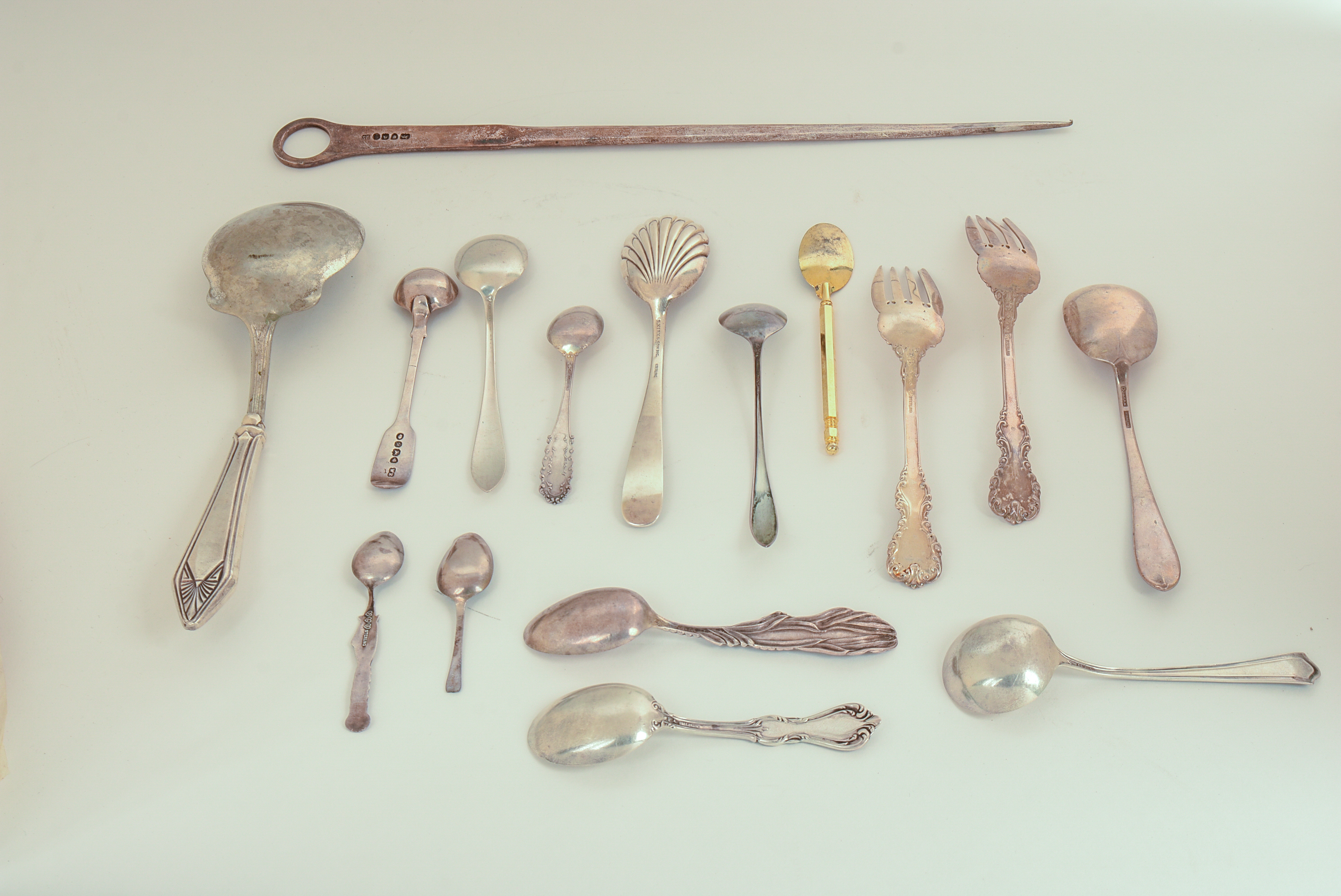 Group of Sterling Silver Flatware.