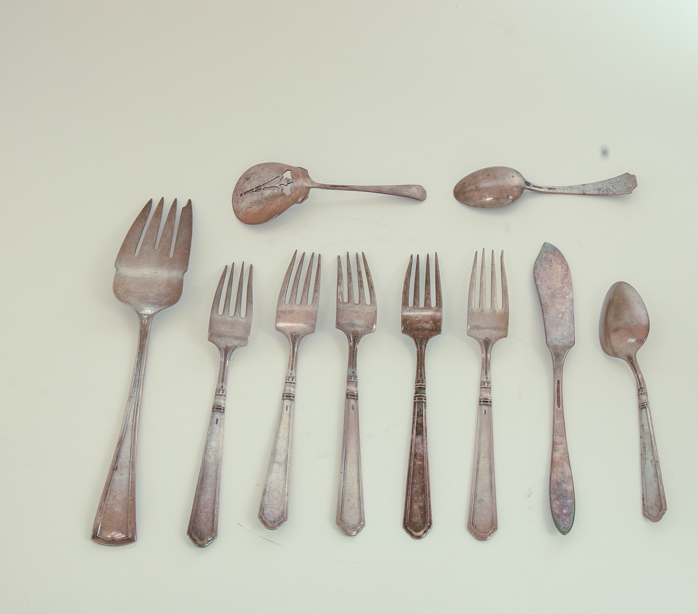 Collection of Sterling Silver Flatware.