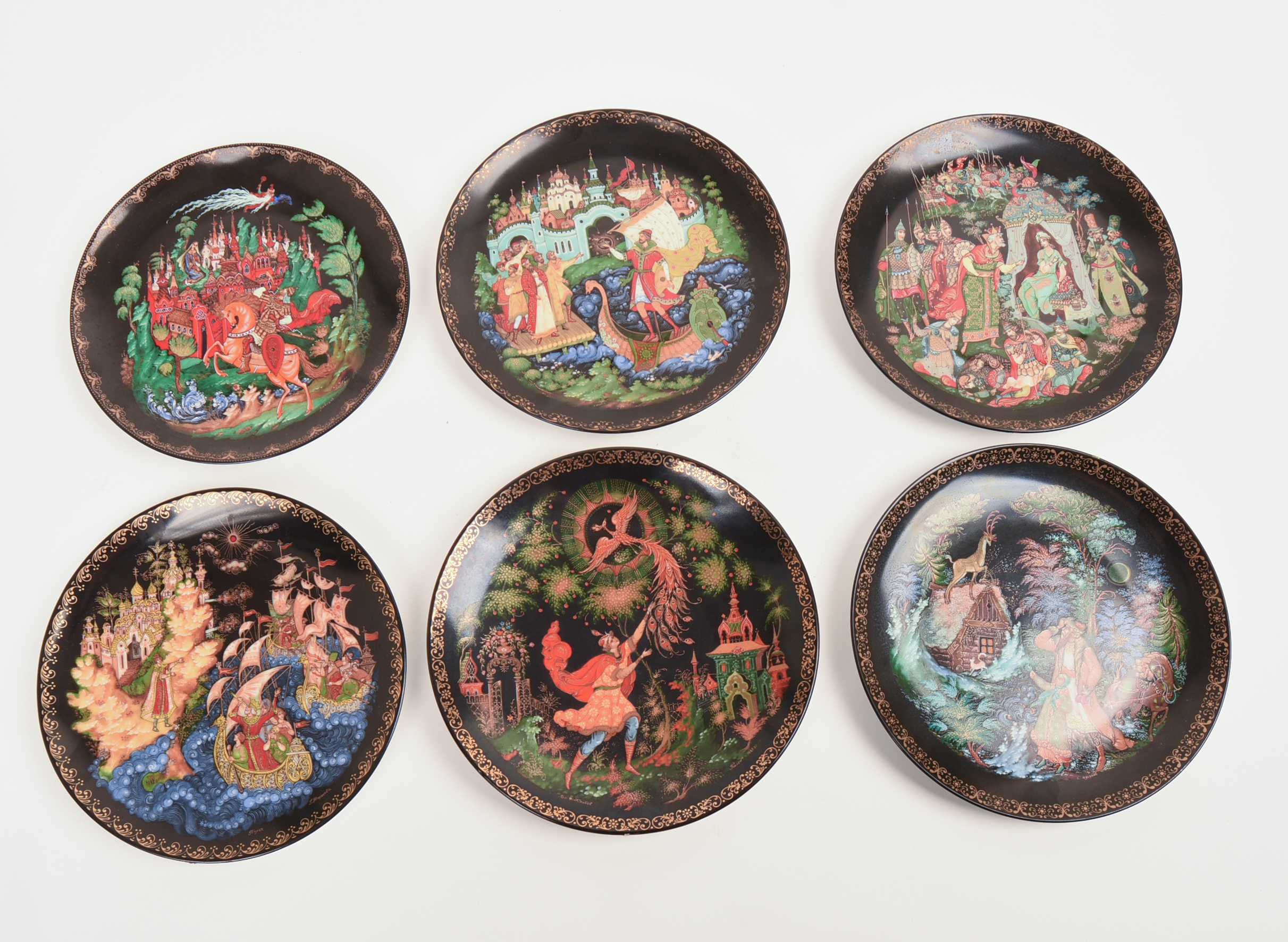 Sixteen Bradford Exhange Russian Legends Plates.