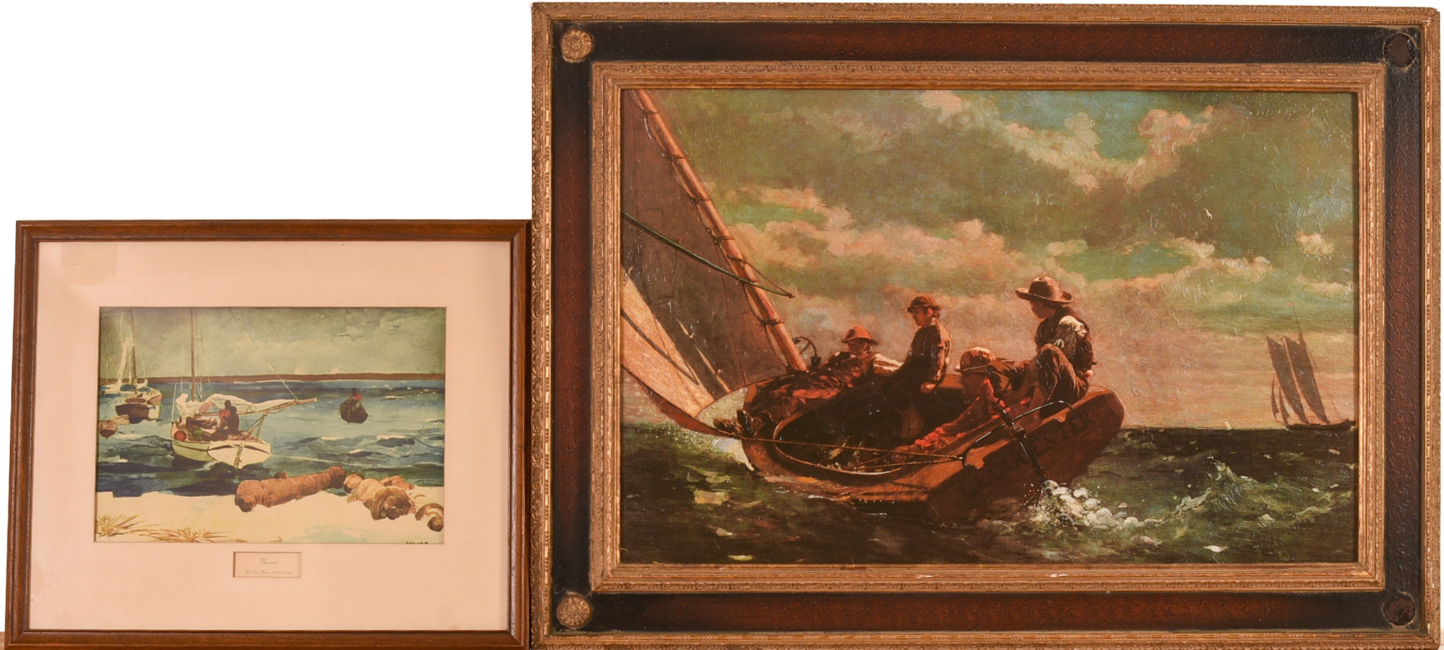 Two Prints, After Winslow Homer.