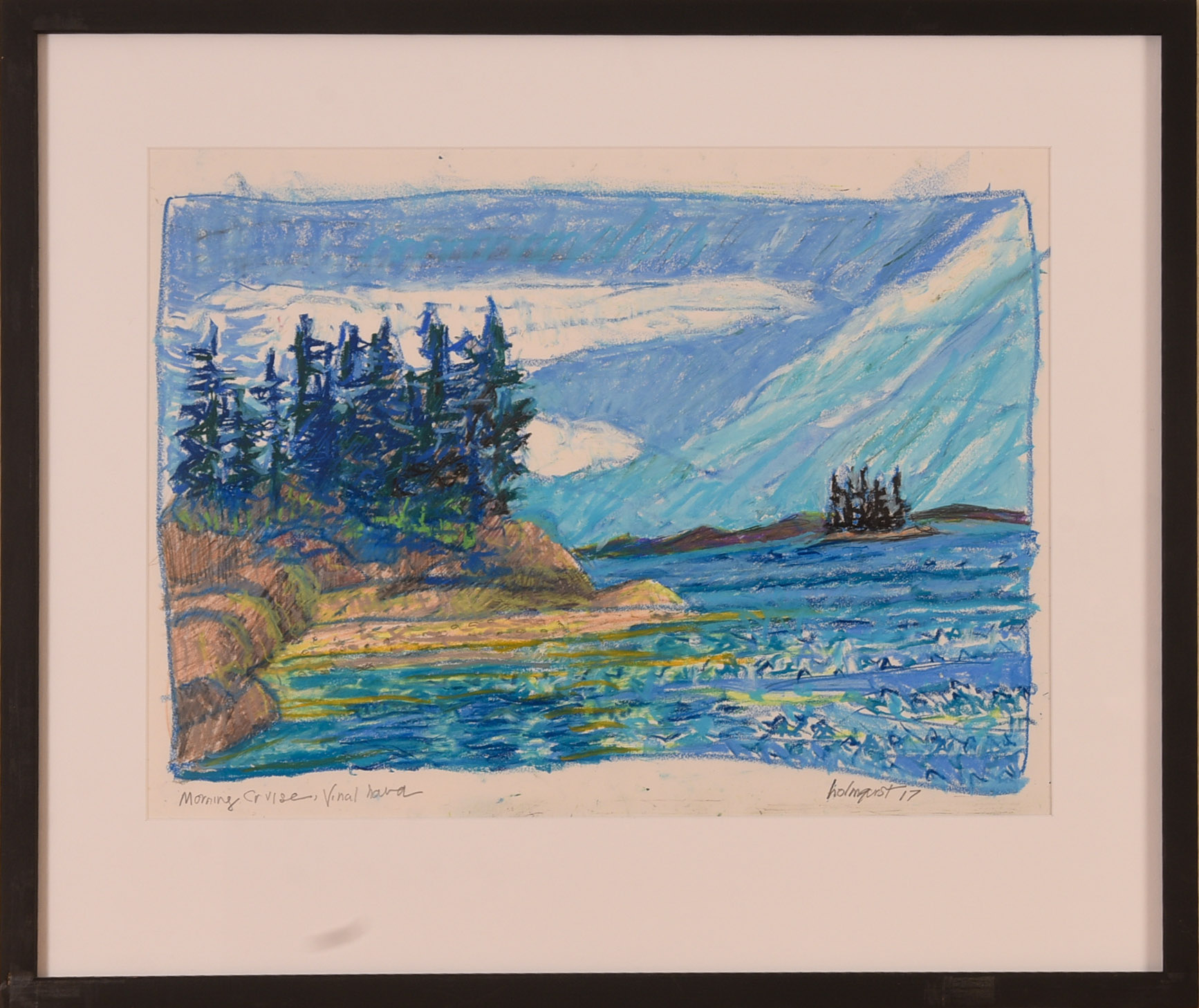 Brita Holmquist (b. 1950). Morning Cruise, Vinalhaven.