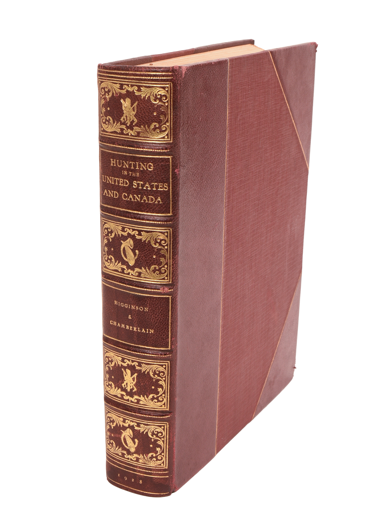 Hunting in the United States and Canada by Higginson & Chamberlain.