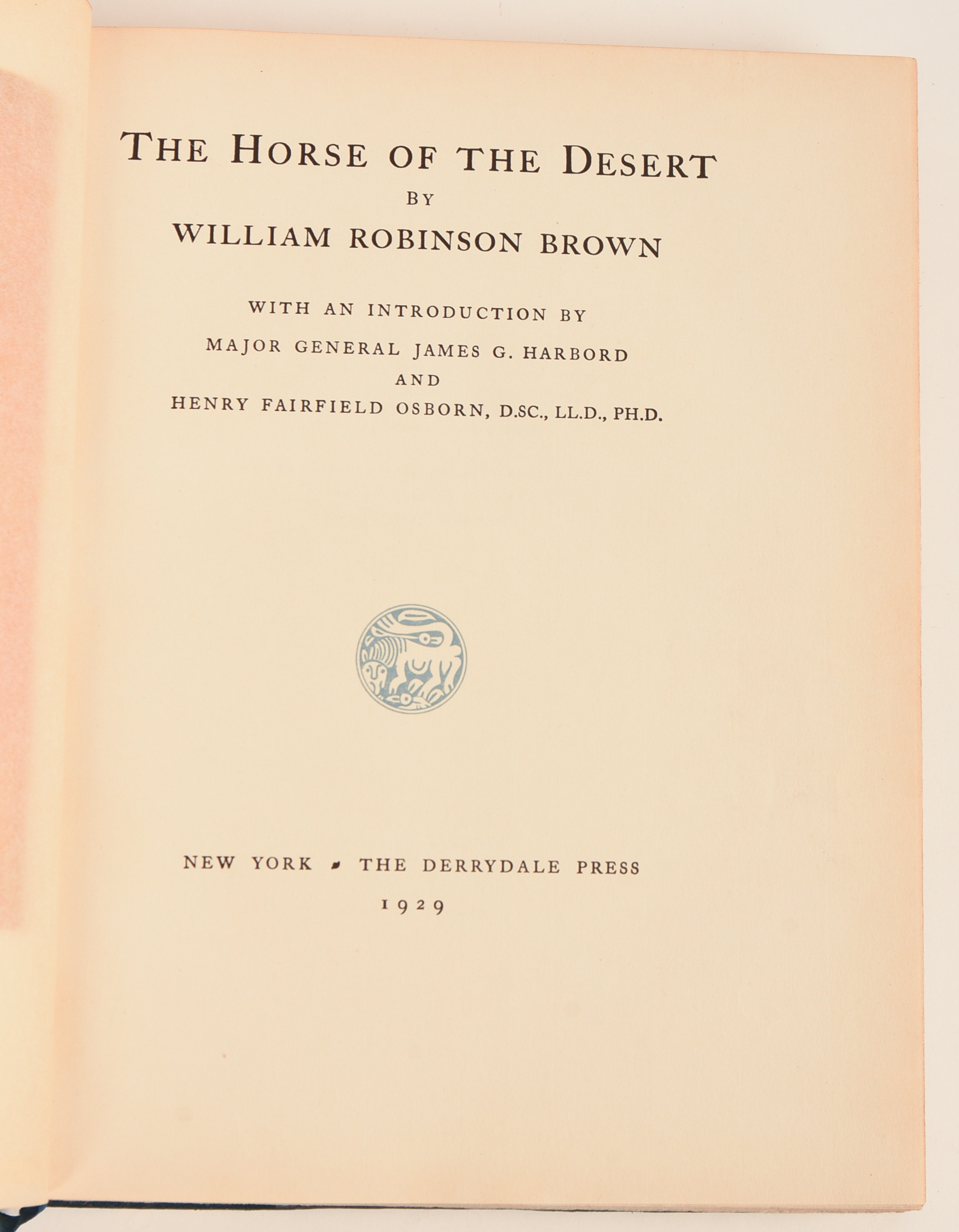 The Horse of the Desert by William Robinson Brown