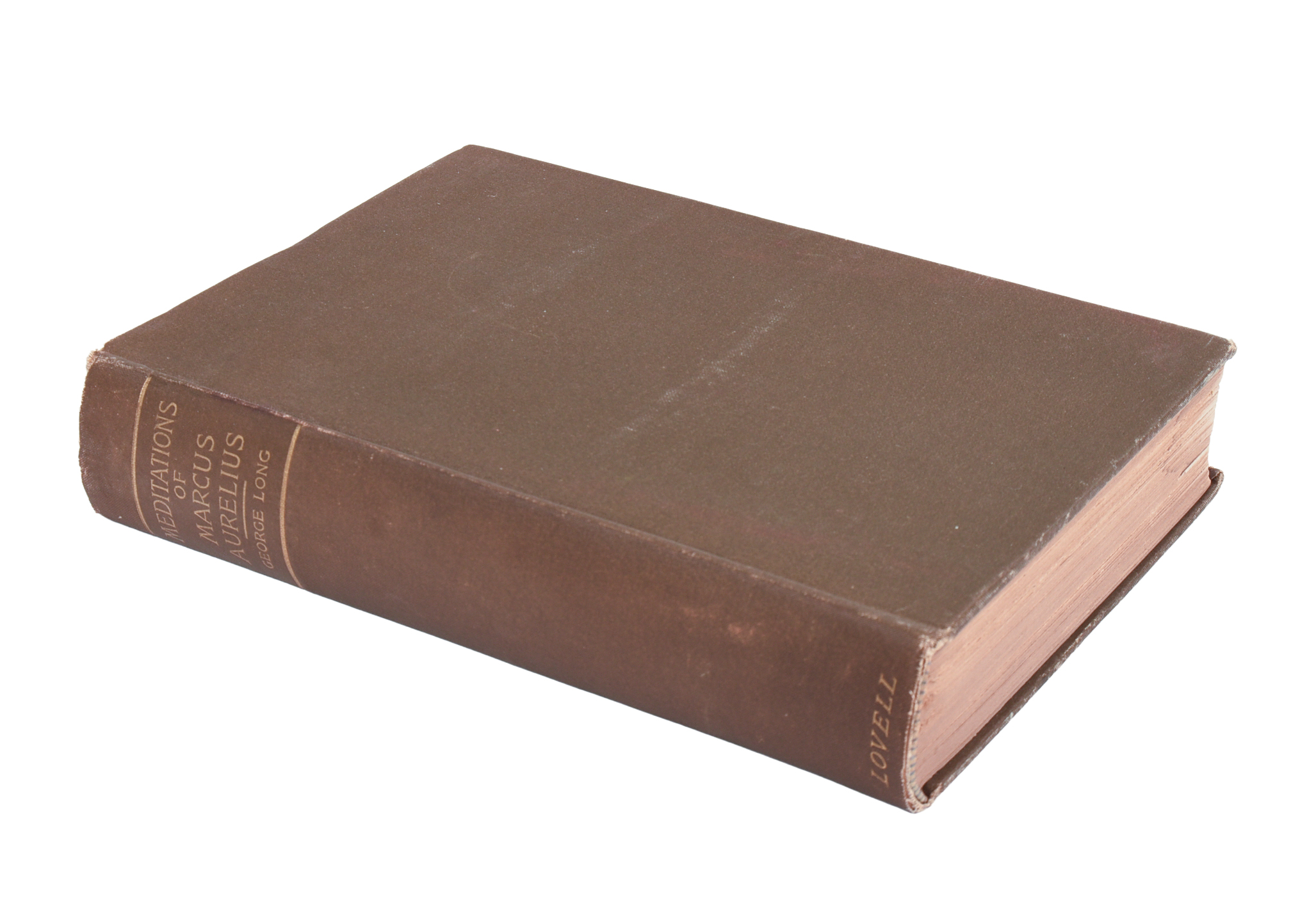 Very rare 19th century edition of George Long’s English translation of Meditations of Marcus Aurelius.
