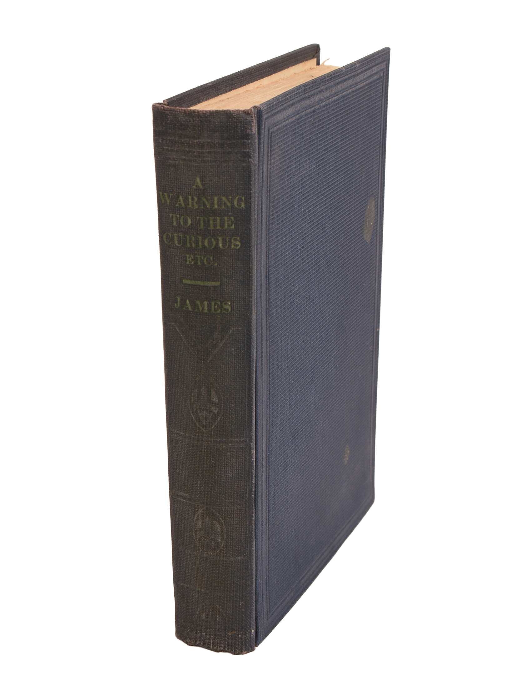 Very scarce 1925 1st edition, 2nd impression A Warning to the Curious and other Ghost Stories by MR James.
