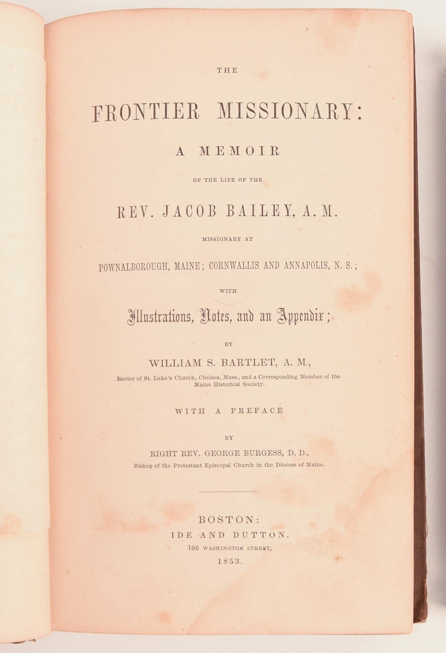 Lot of two 1st edition Maine biographies.