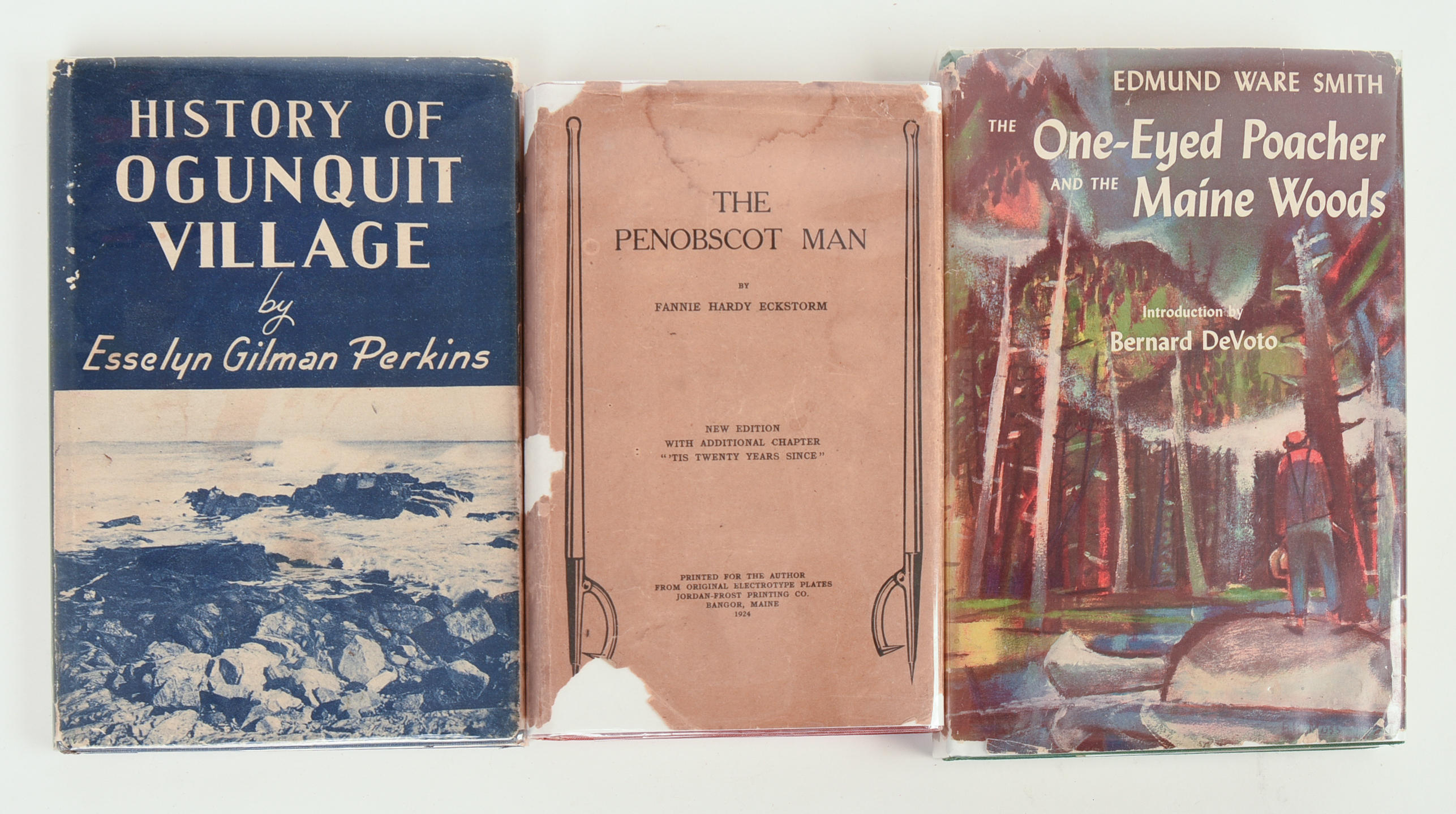 Lot of 3 Maine interest books