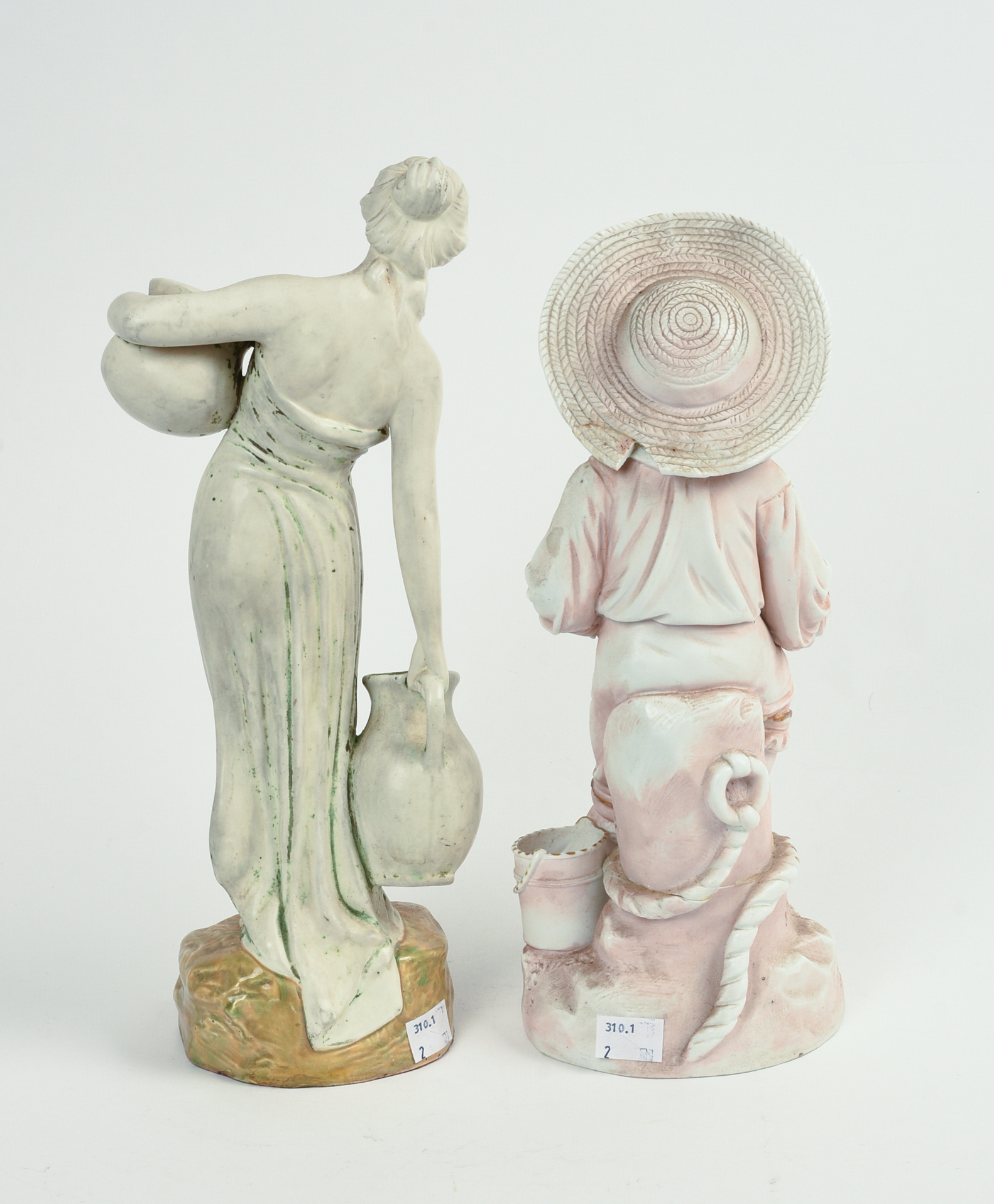 Pair of European Porcelain Figures.