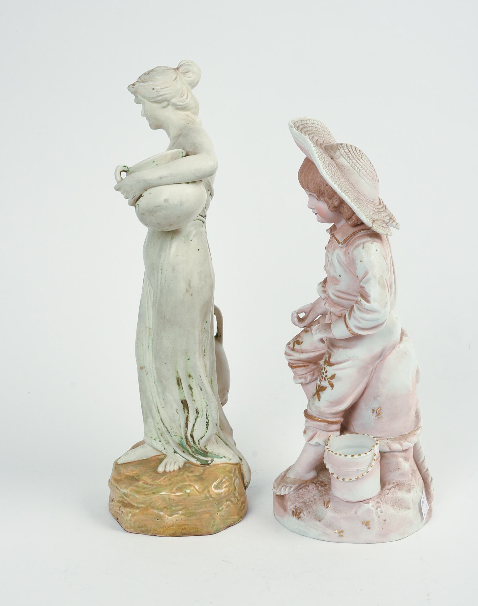 Pair of European Porcelain Figures.