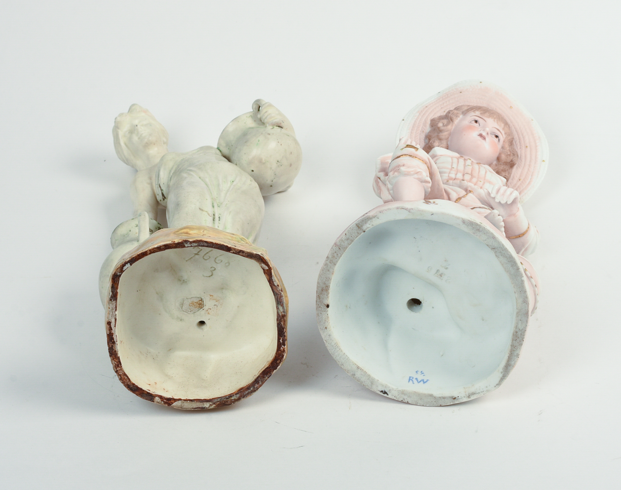Pair of European Porcelain Figures.