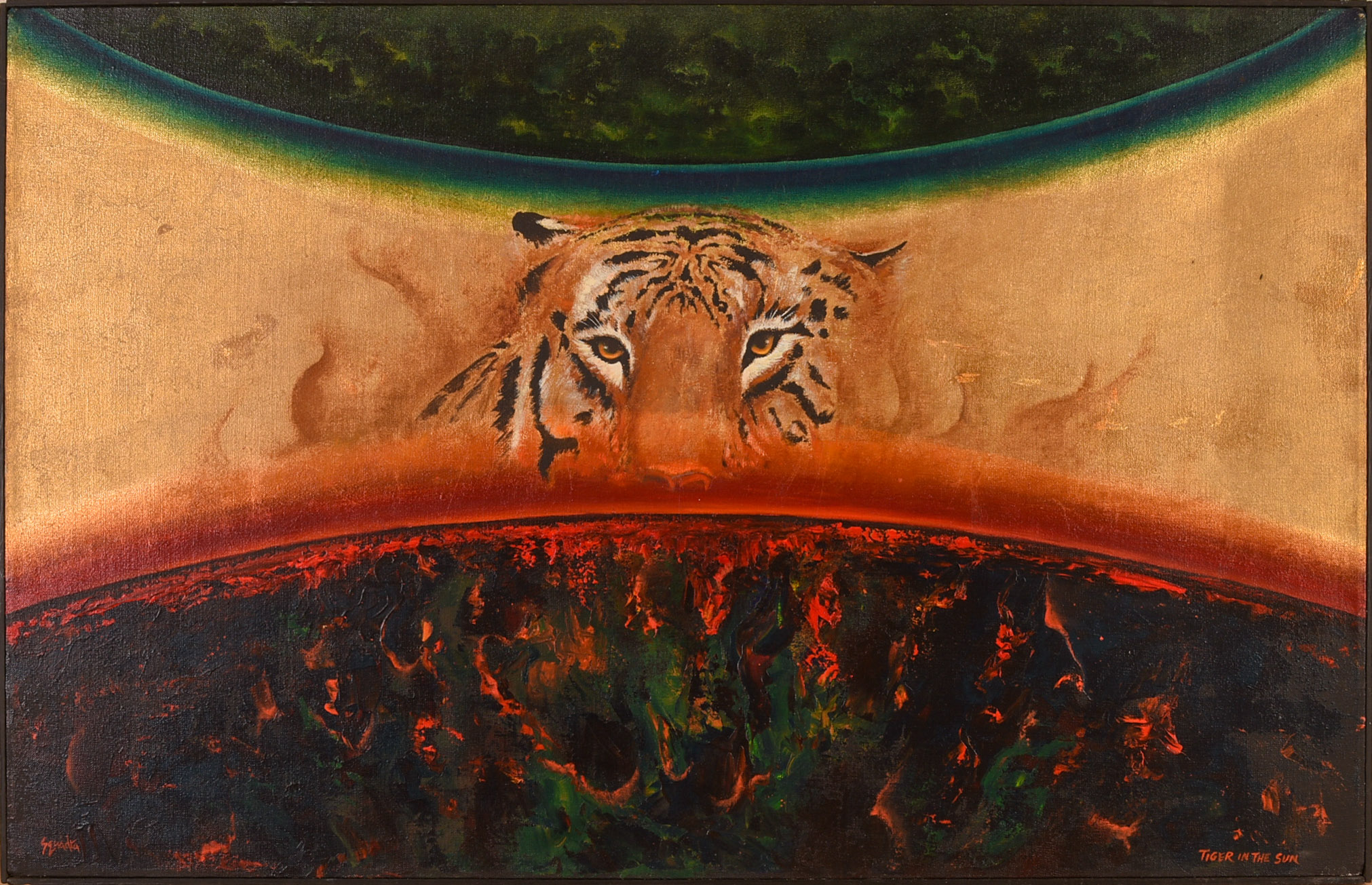 John Squadra (b.1932). Tiger in the Sun. 1981.