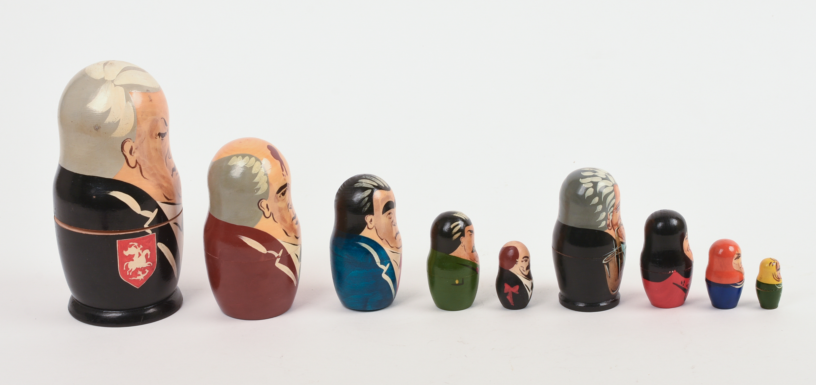 Gorbachev and Bill Clinton Russian Nesting Dolls.