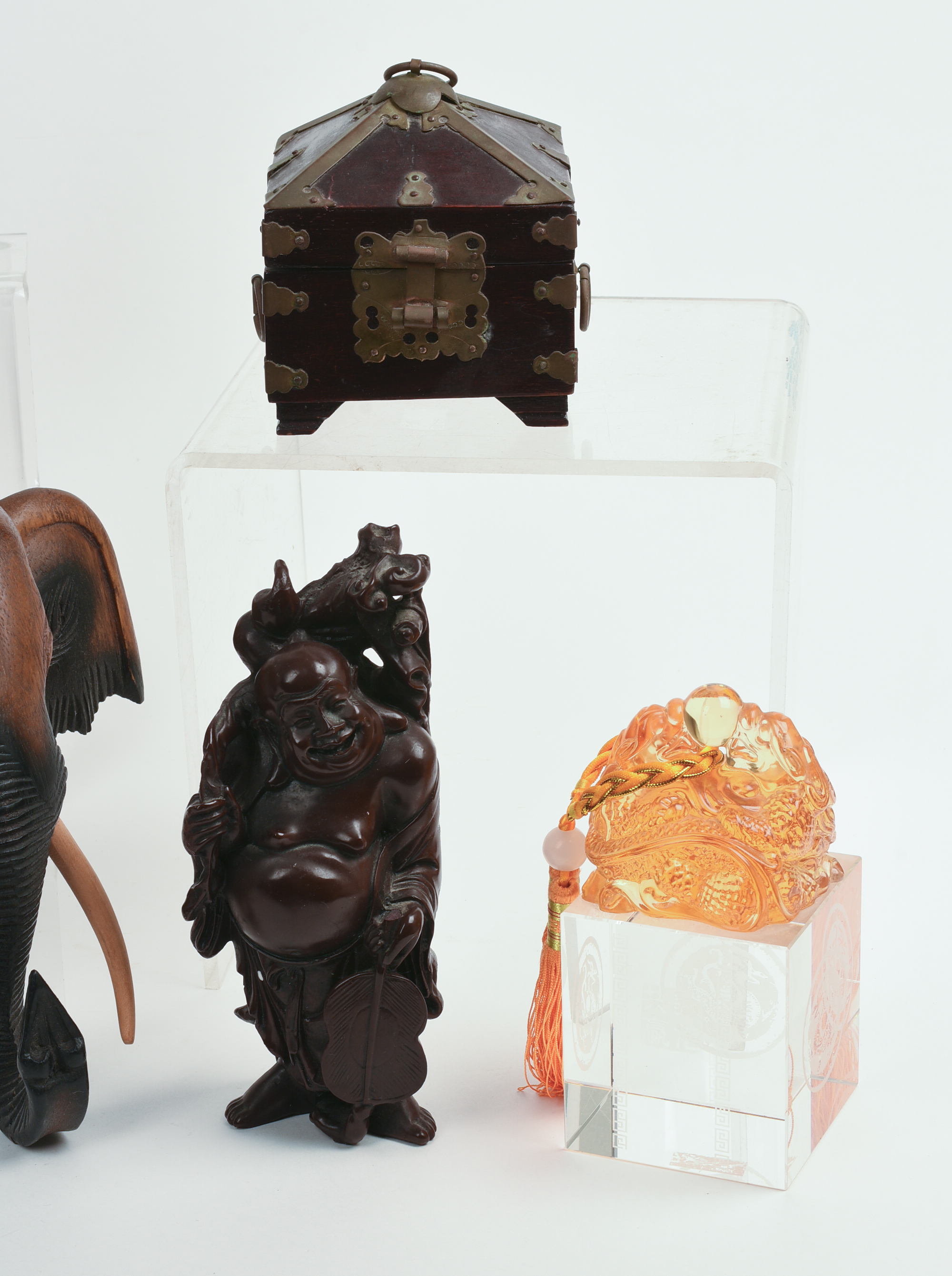 Group of Asian Decorative Objects.