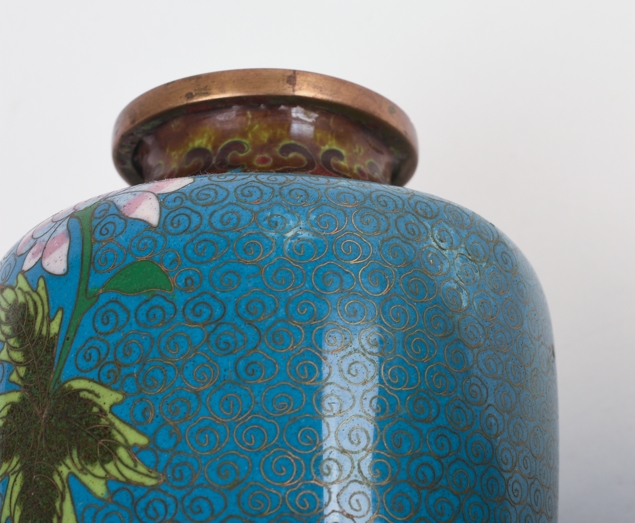 Pair of Chinese Cloissone Vases.