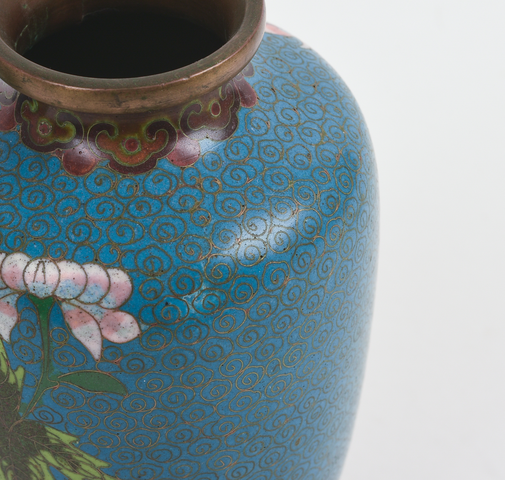 Pair of Chinese Cloissone Vases.