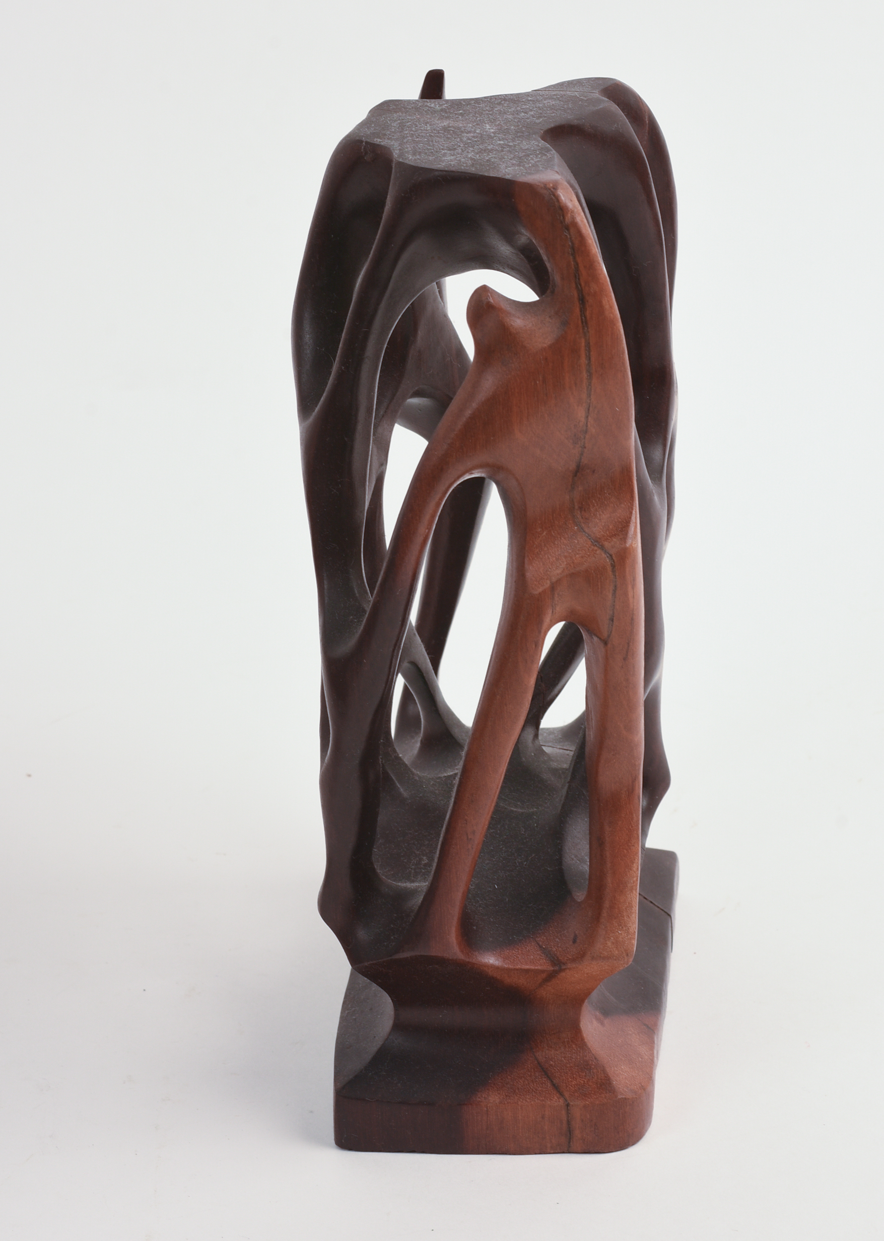 Pair of African Carved Sculptures.