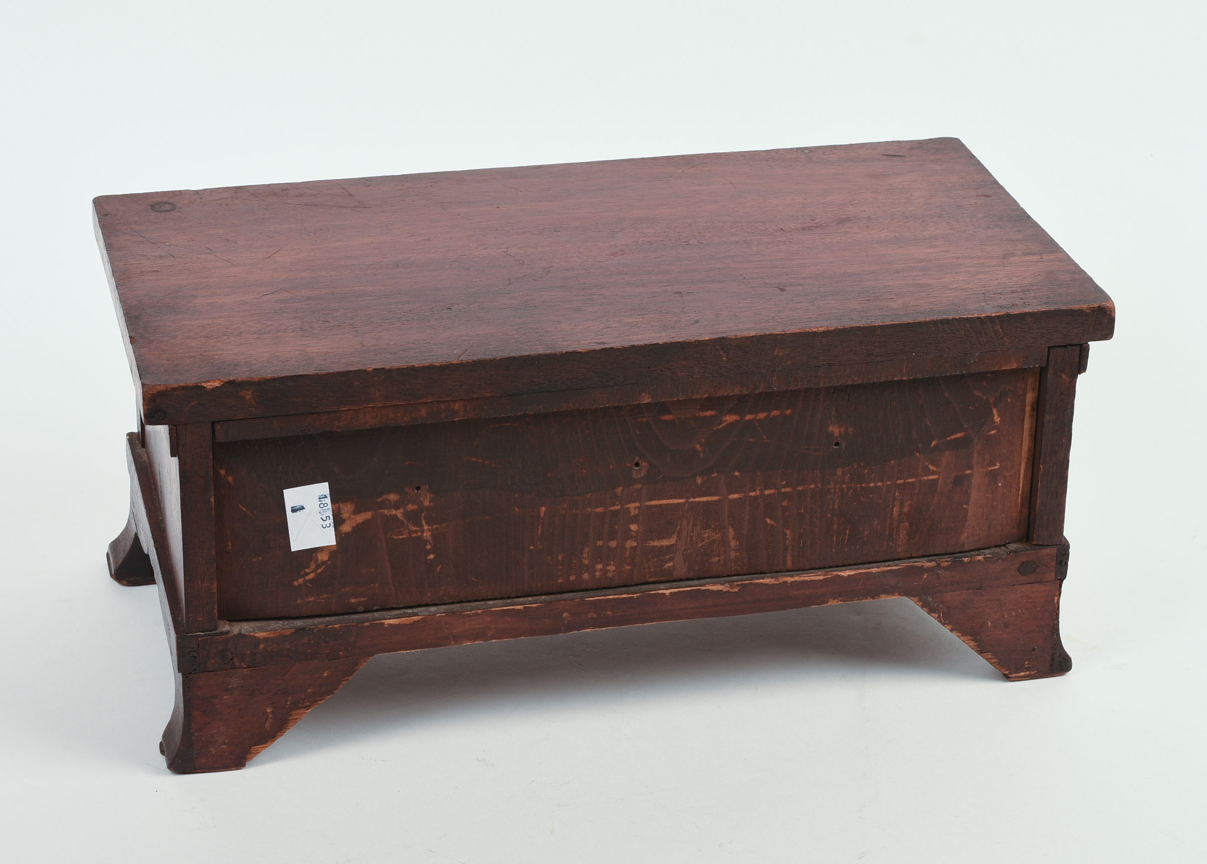 Federal Style Inlaid Mahogany Box With Drawer.