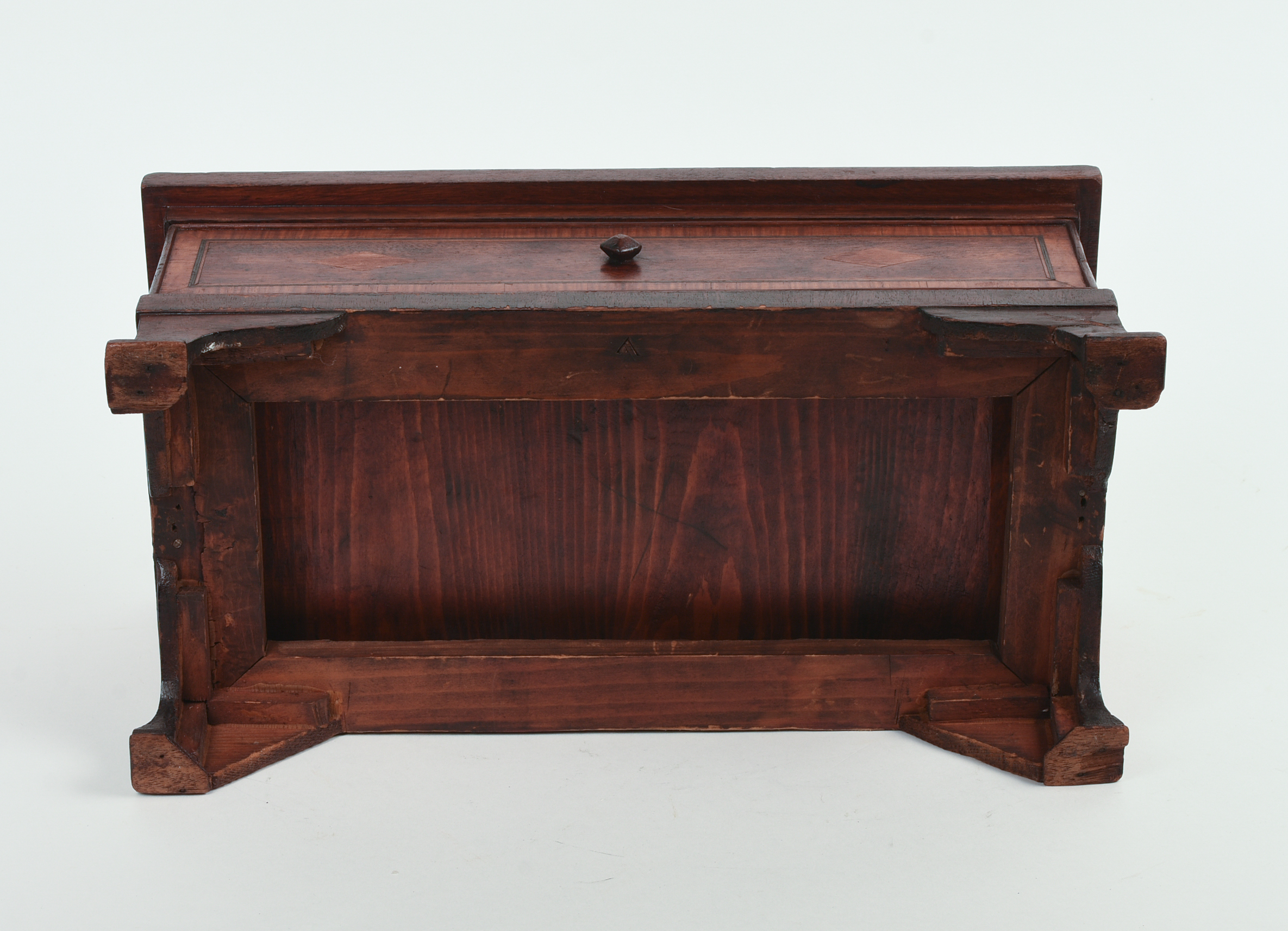 Federal Style Inlaid Mahogany Box With Drawer.