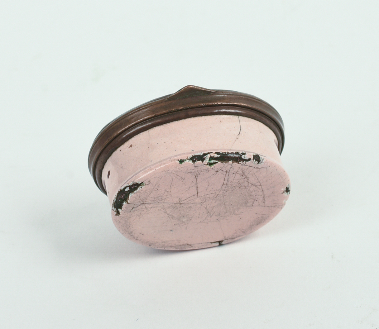 Late 18th or Early 19th Century Battersea Enamel Box.