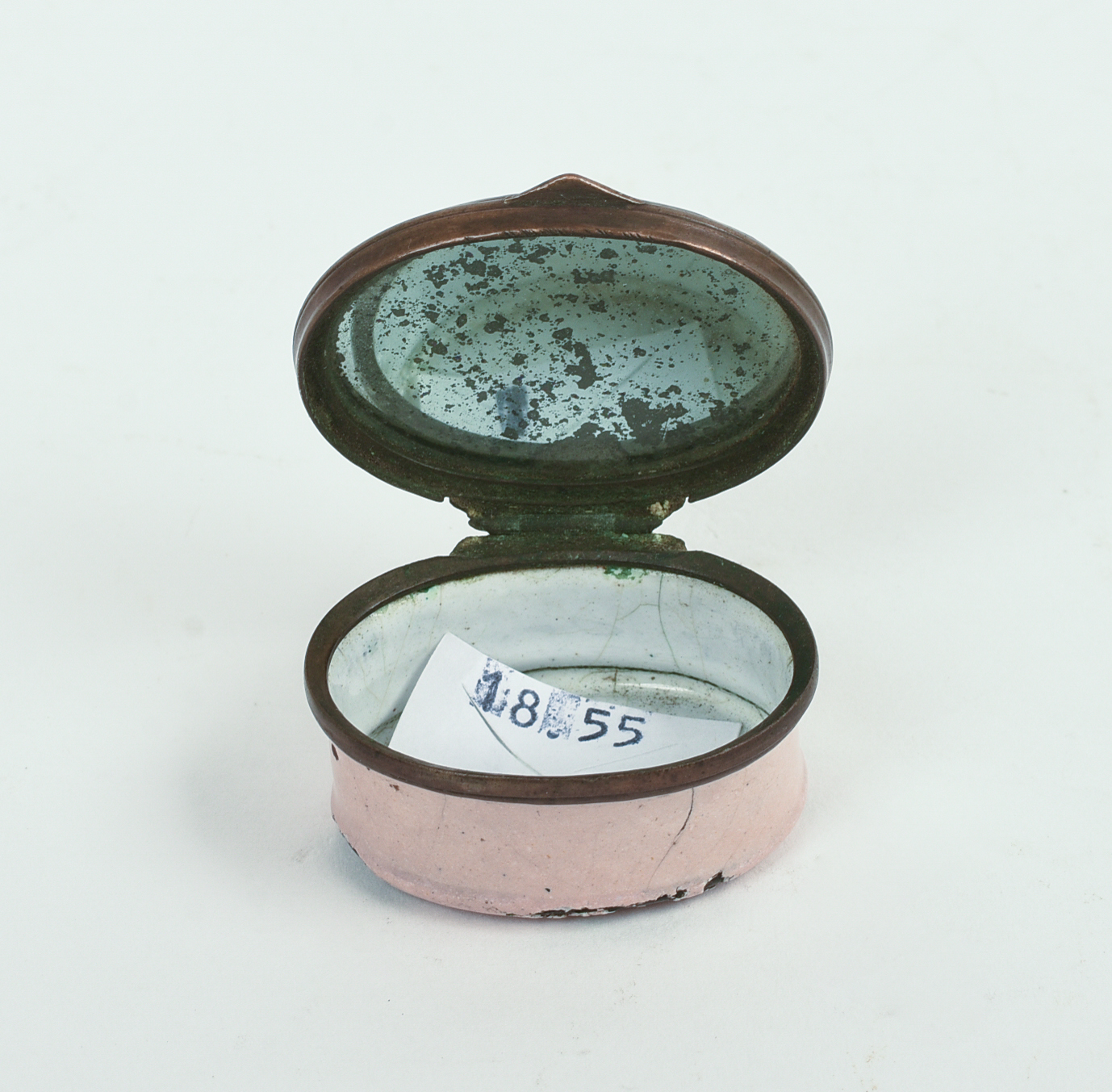 Late 18th or Early 19th Century Battersea Enamel Box.