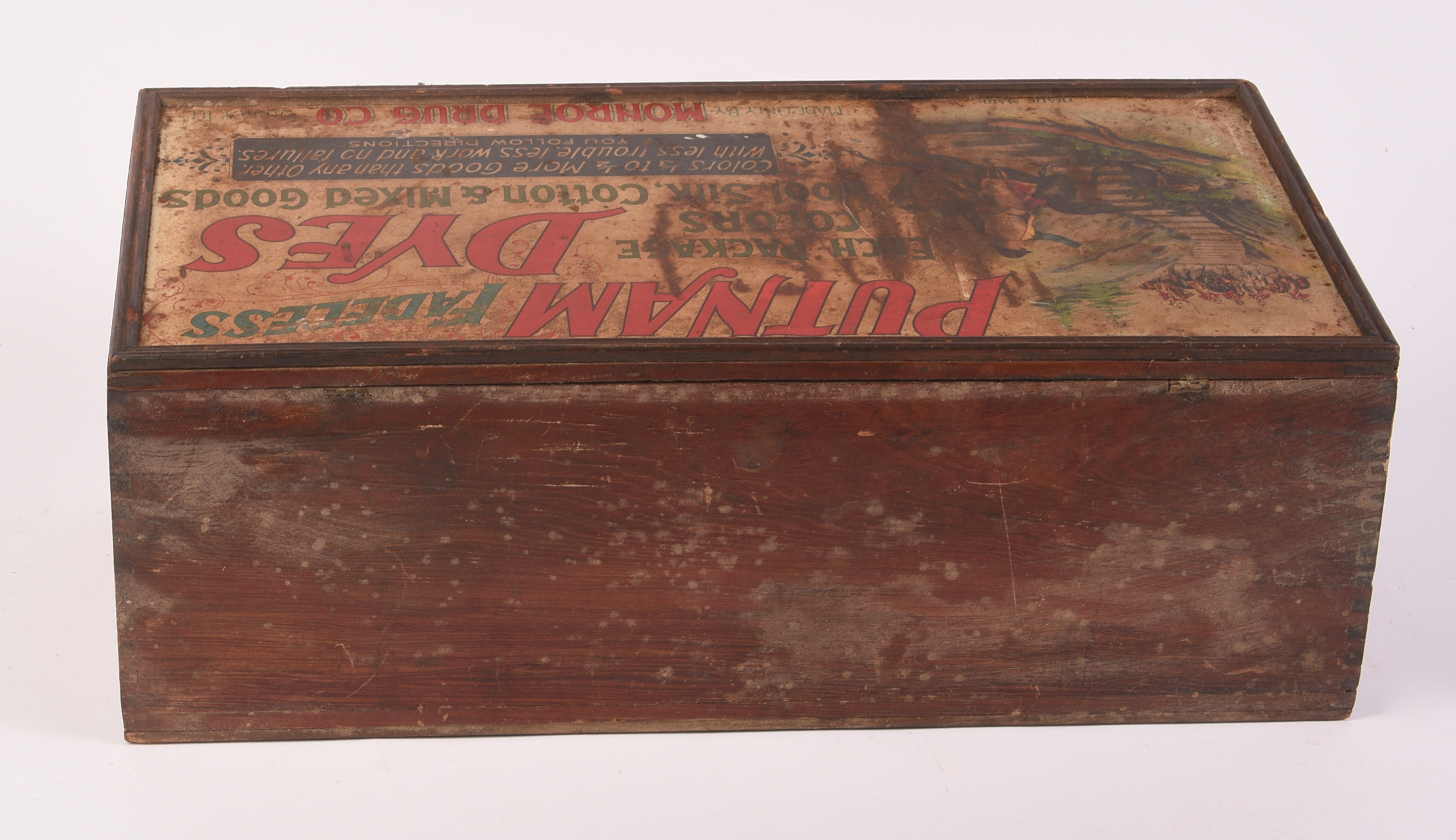 Putnam Fadeless Dyes Box with Miscellaneous Dyes.