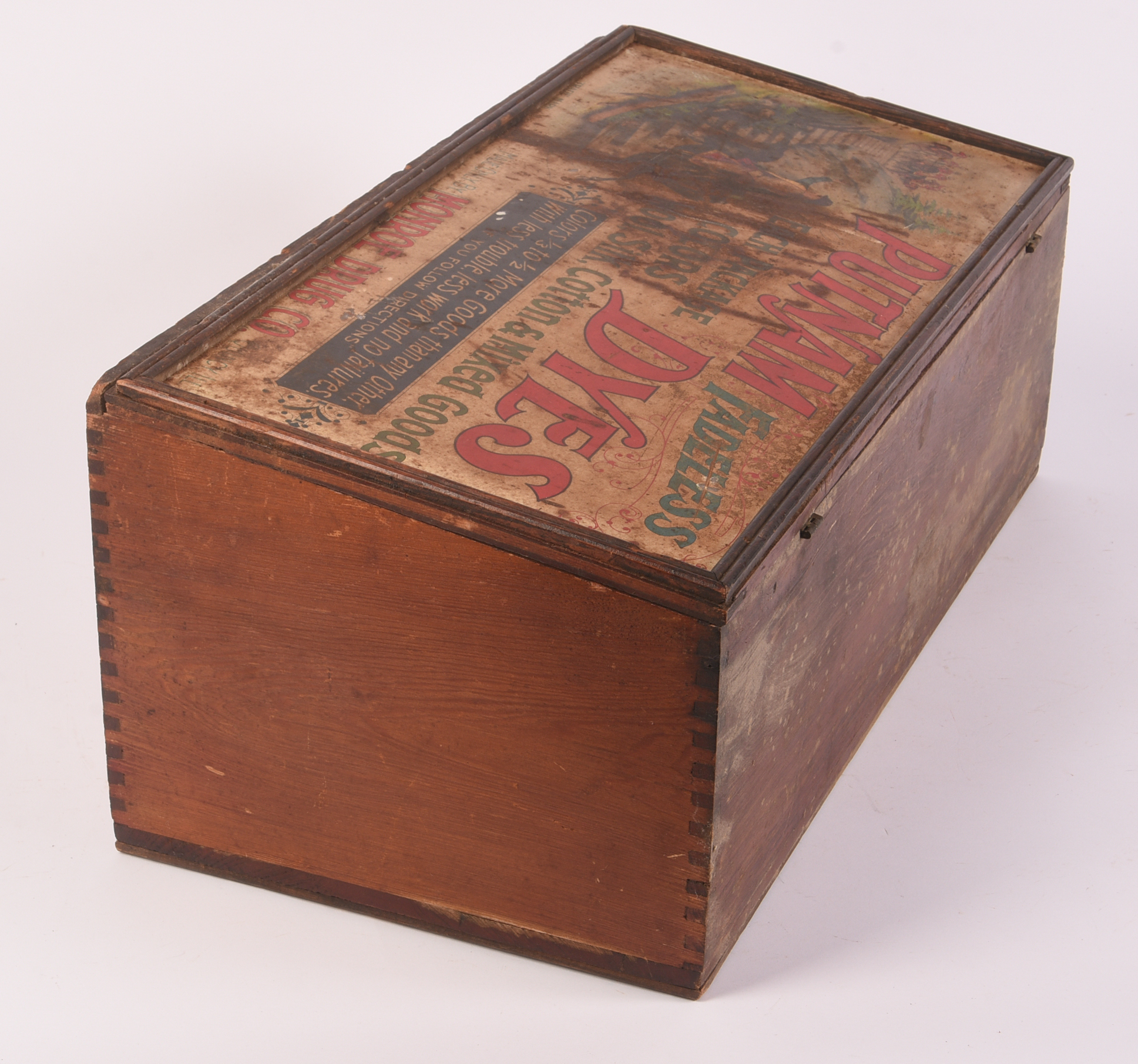Putnam Fadeless Dyes Box with Miscellaneous Dyes.