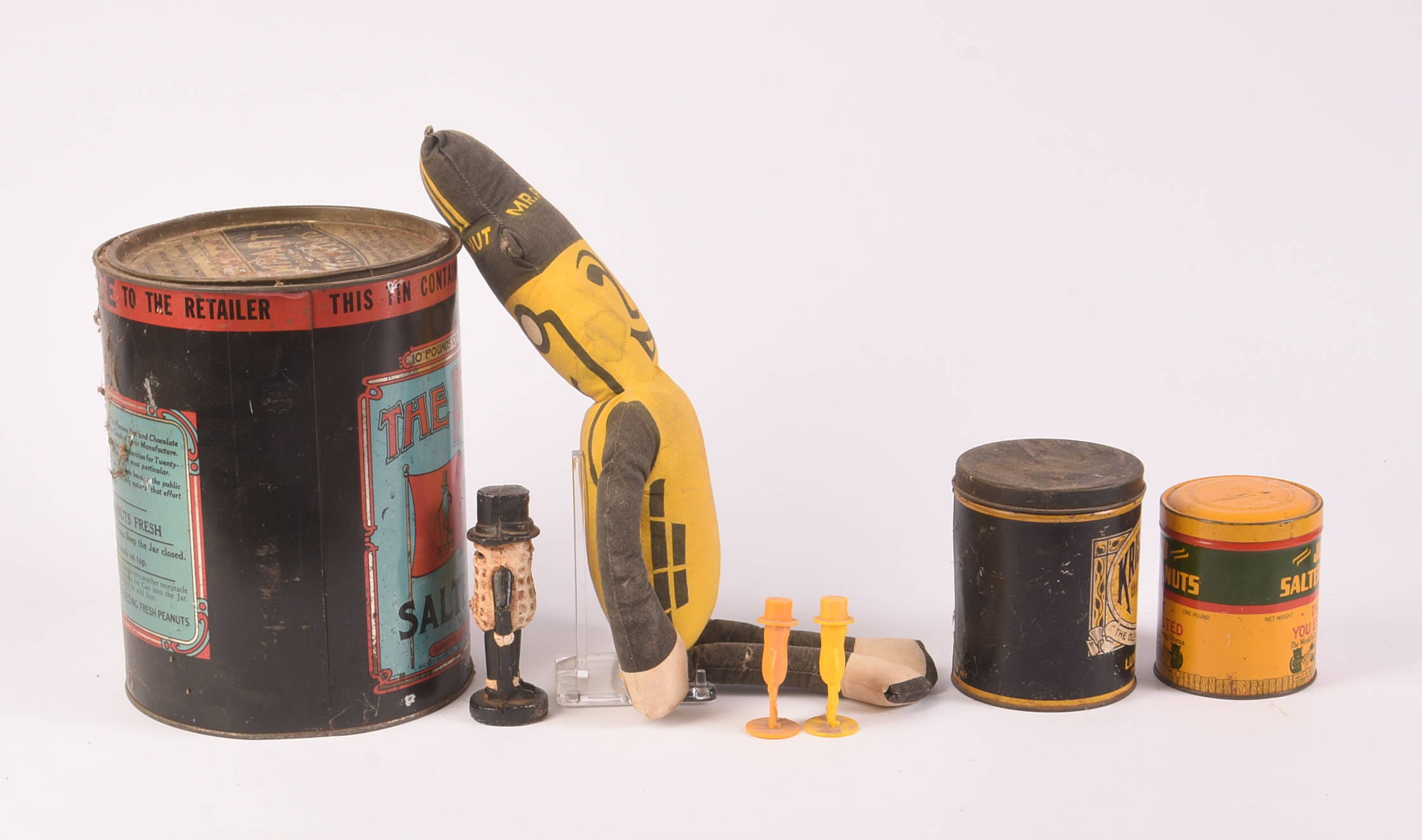 Vintage Mr. Peanut and Peanut Items.