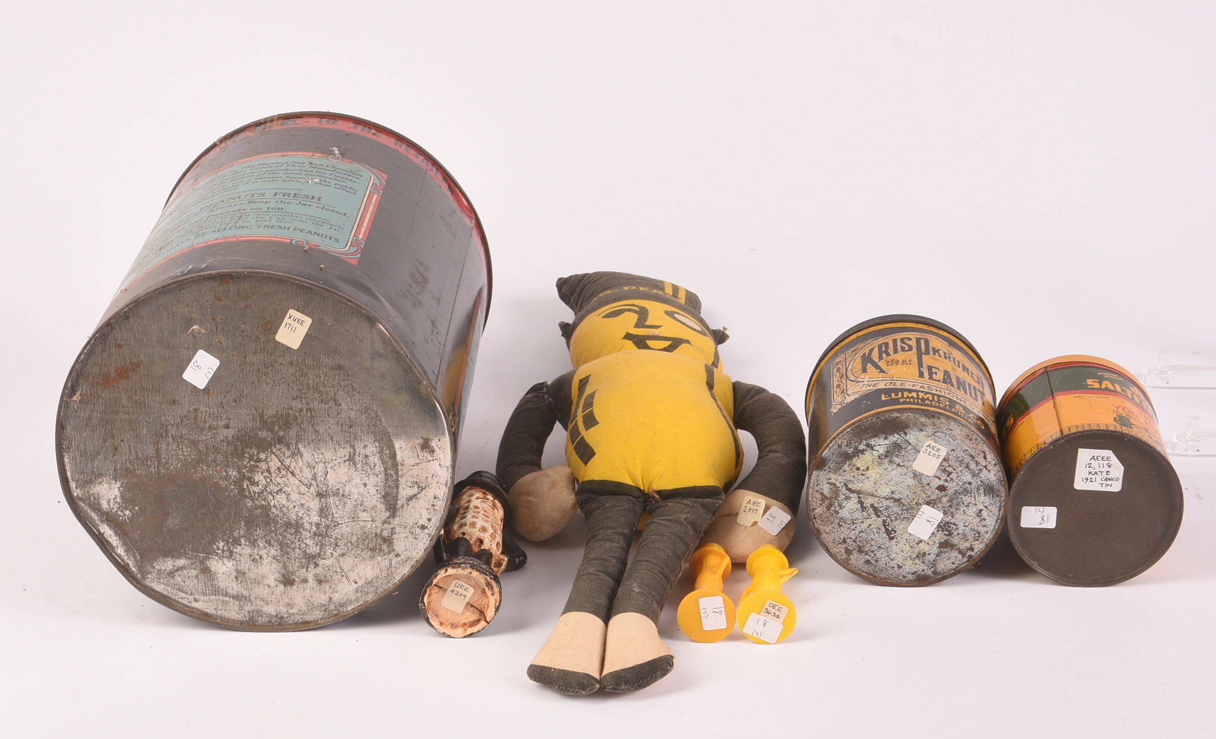 Vintage Mr. Peanut and Peanut Items.