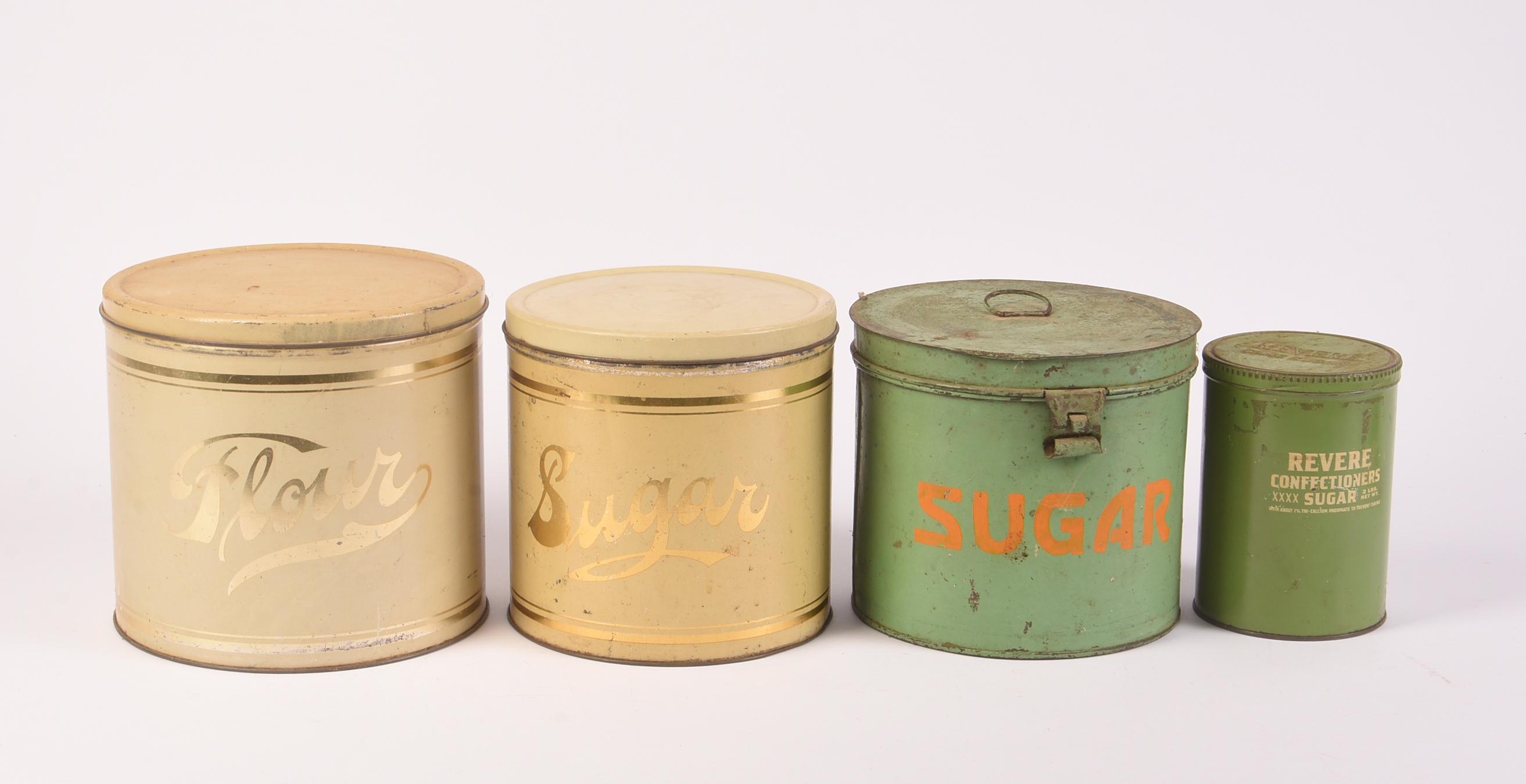 Sugar and Flour Tins.