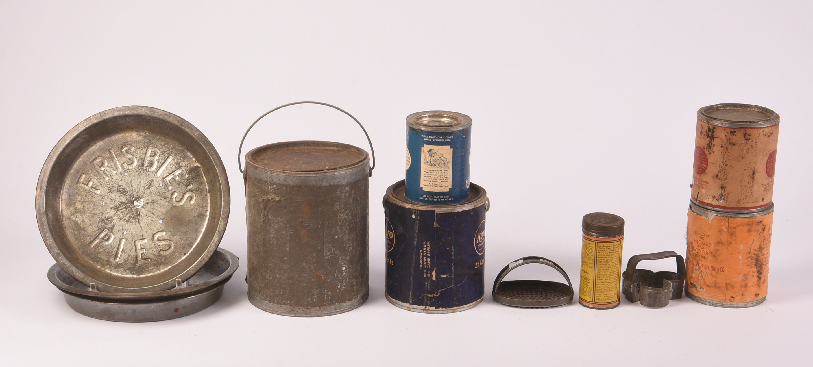 Vintage Corn Syrup Tins and Baking Items.