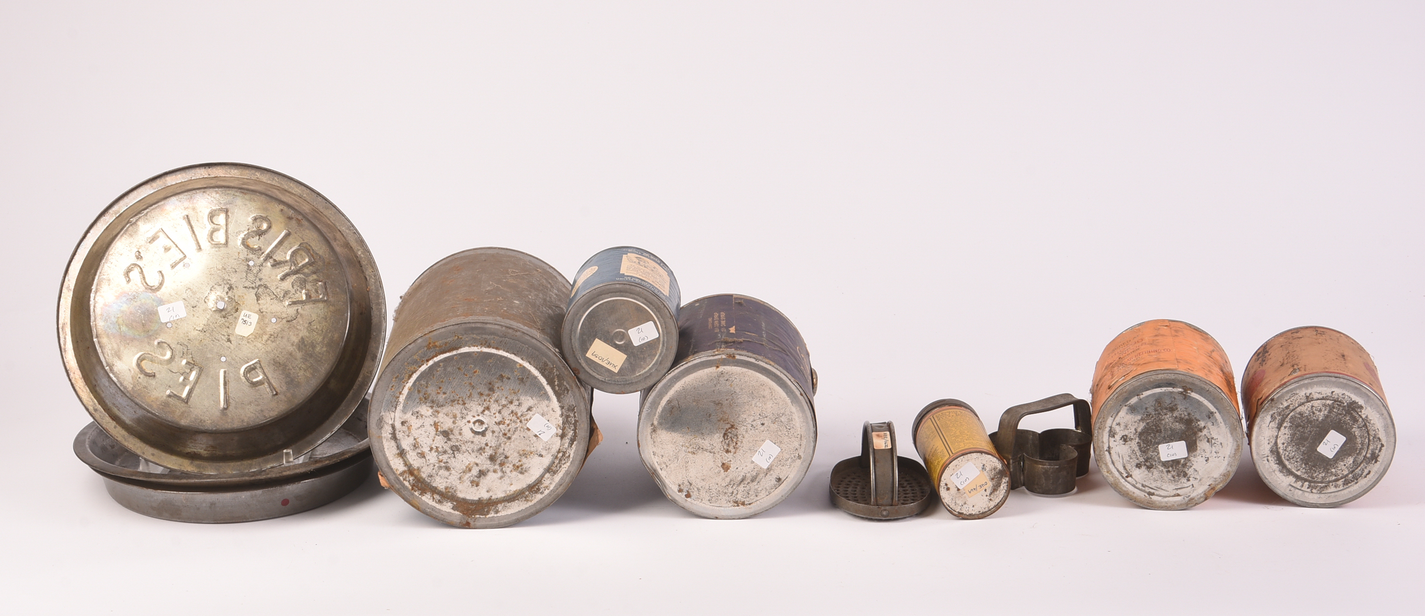 Vintage Corn Syrup Tins and Baking Items.