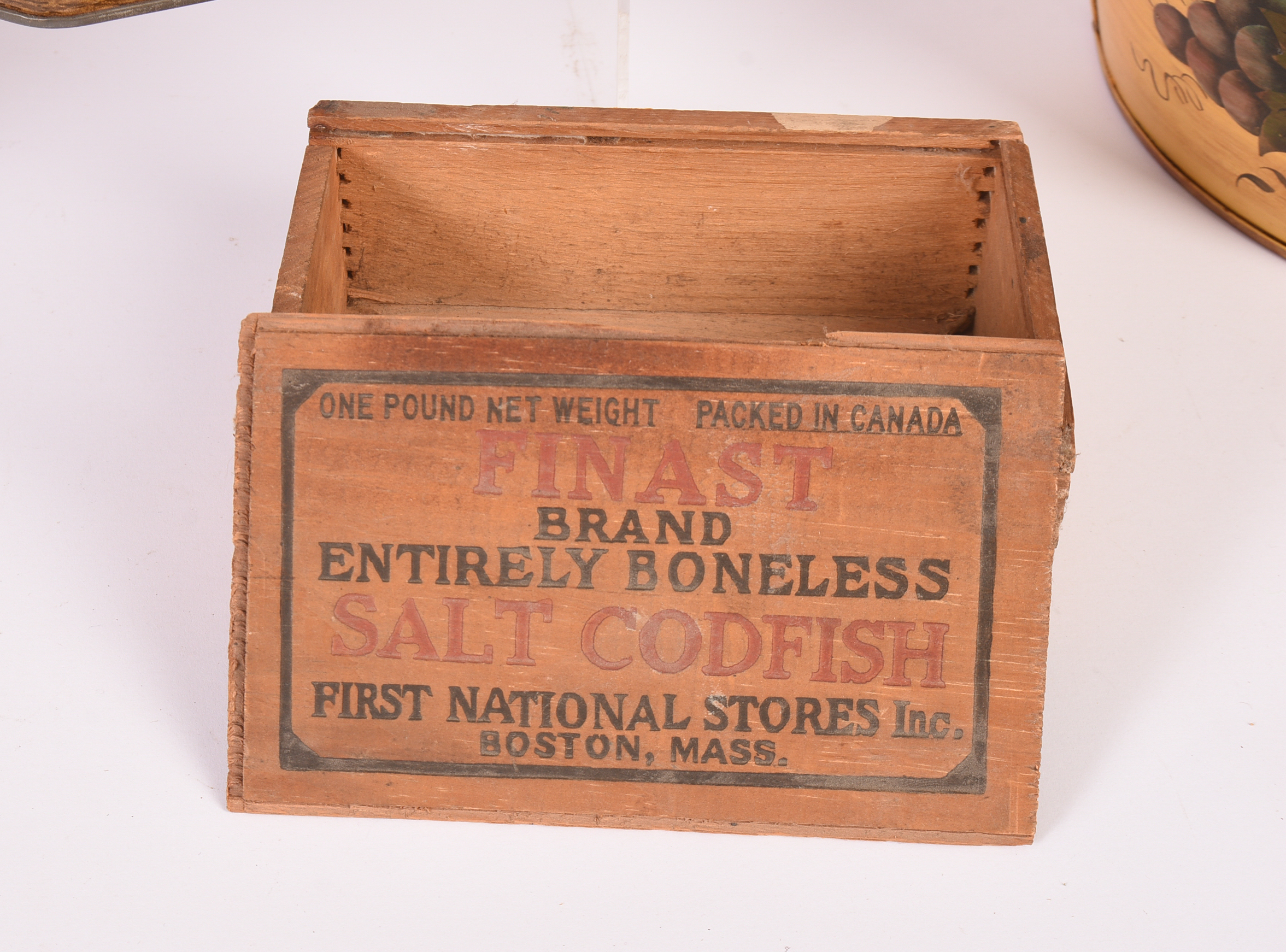 Five Vintage Advertising Crates.