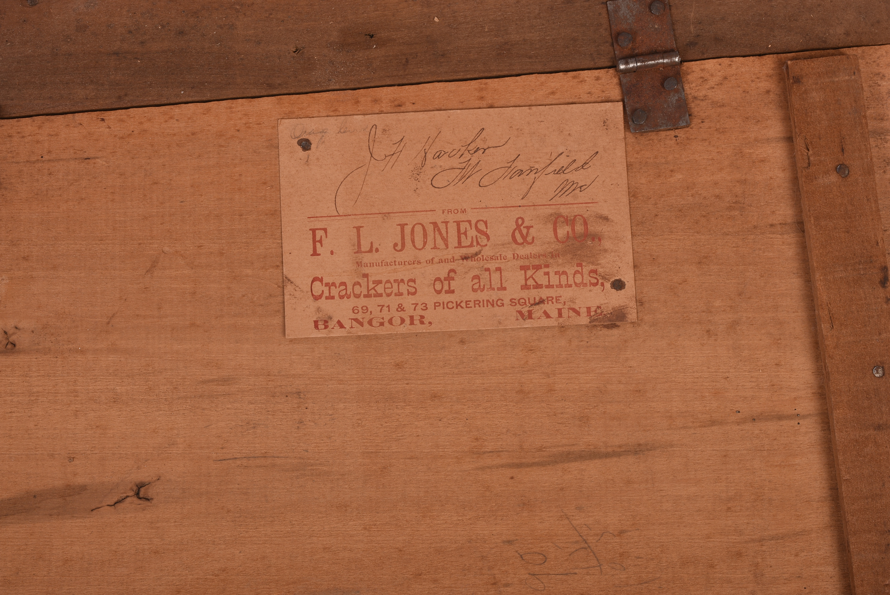 Three Advertisting Crates.