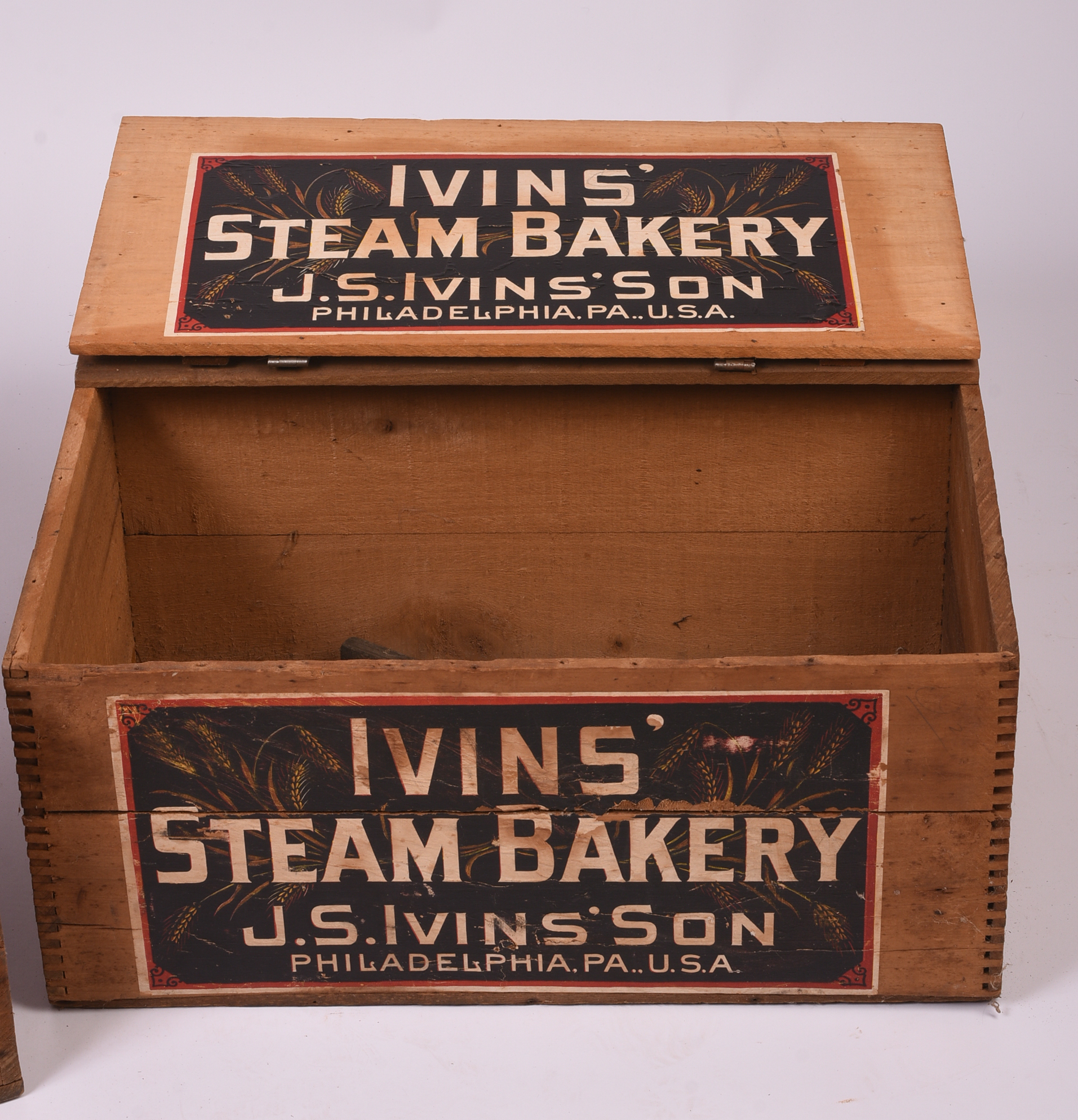 Three Advertisting Crates.
