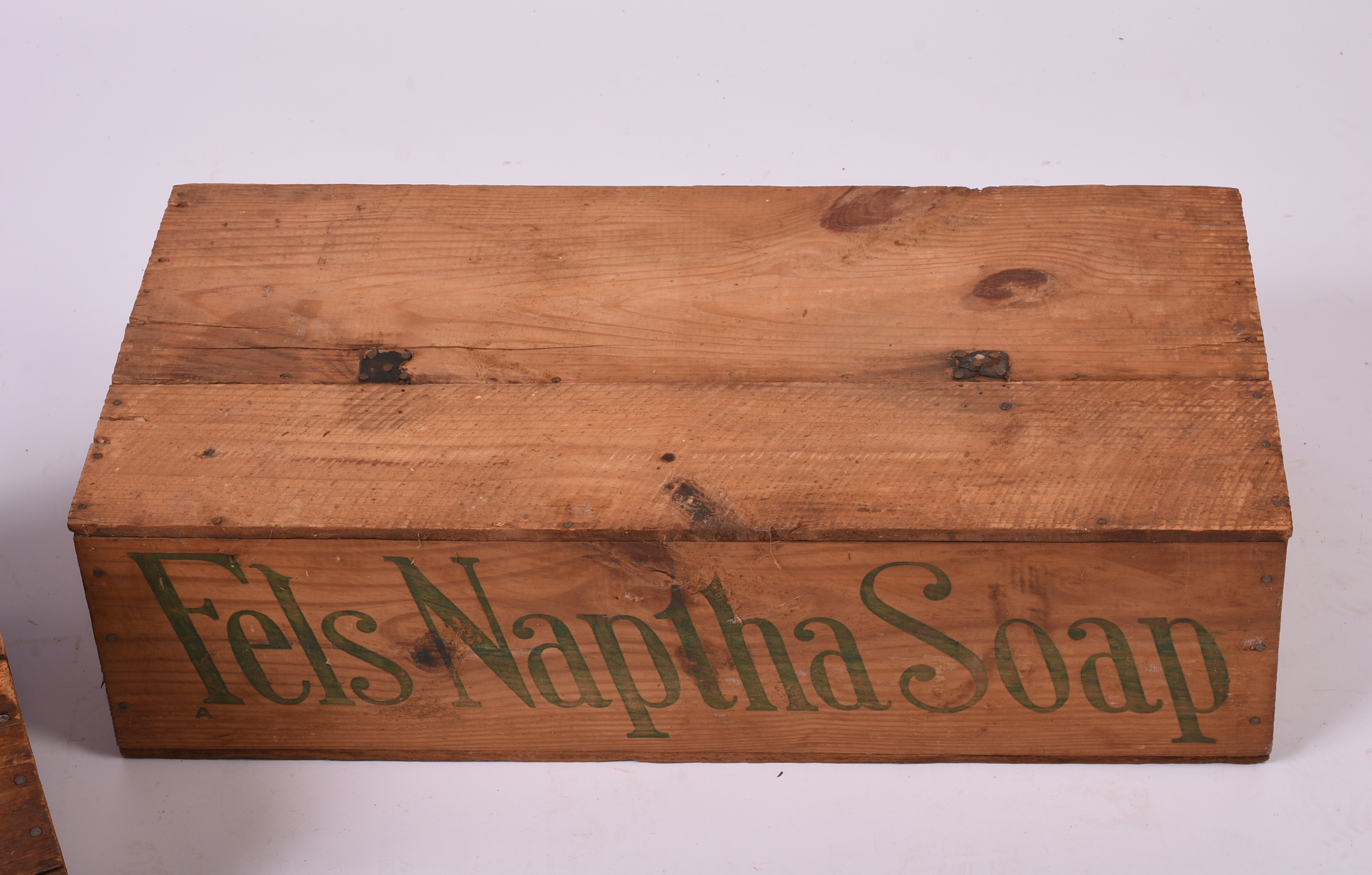 Three Cleaning Supplies Vintage Advertising Crates.