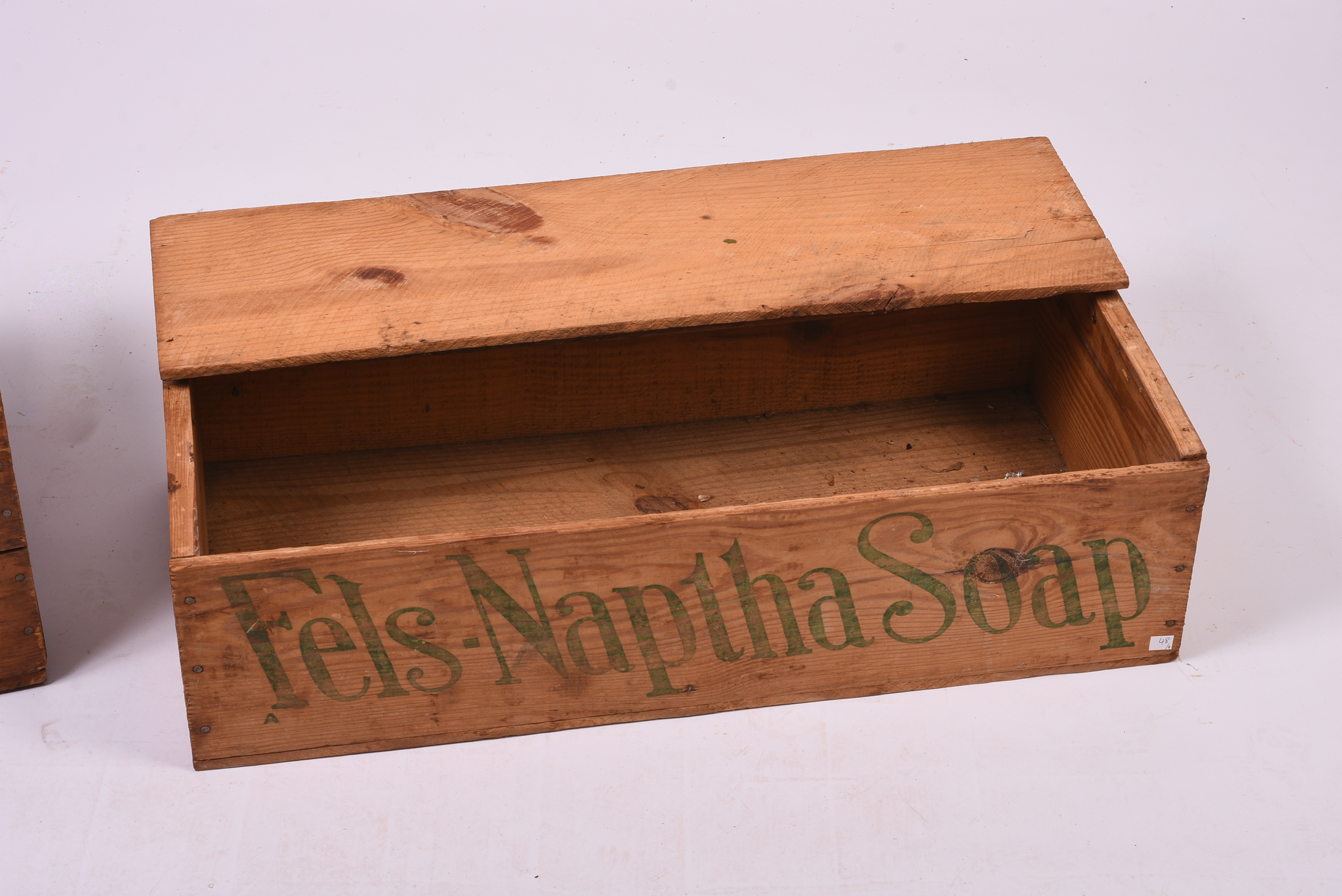 Three Cleaning Supplies Vintage Advertising Crates.