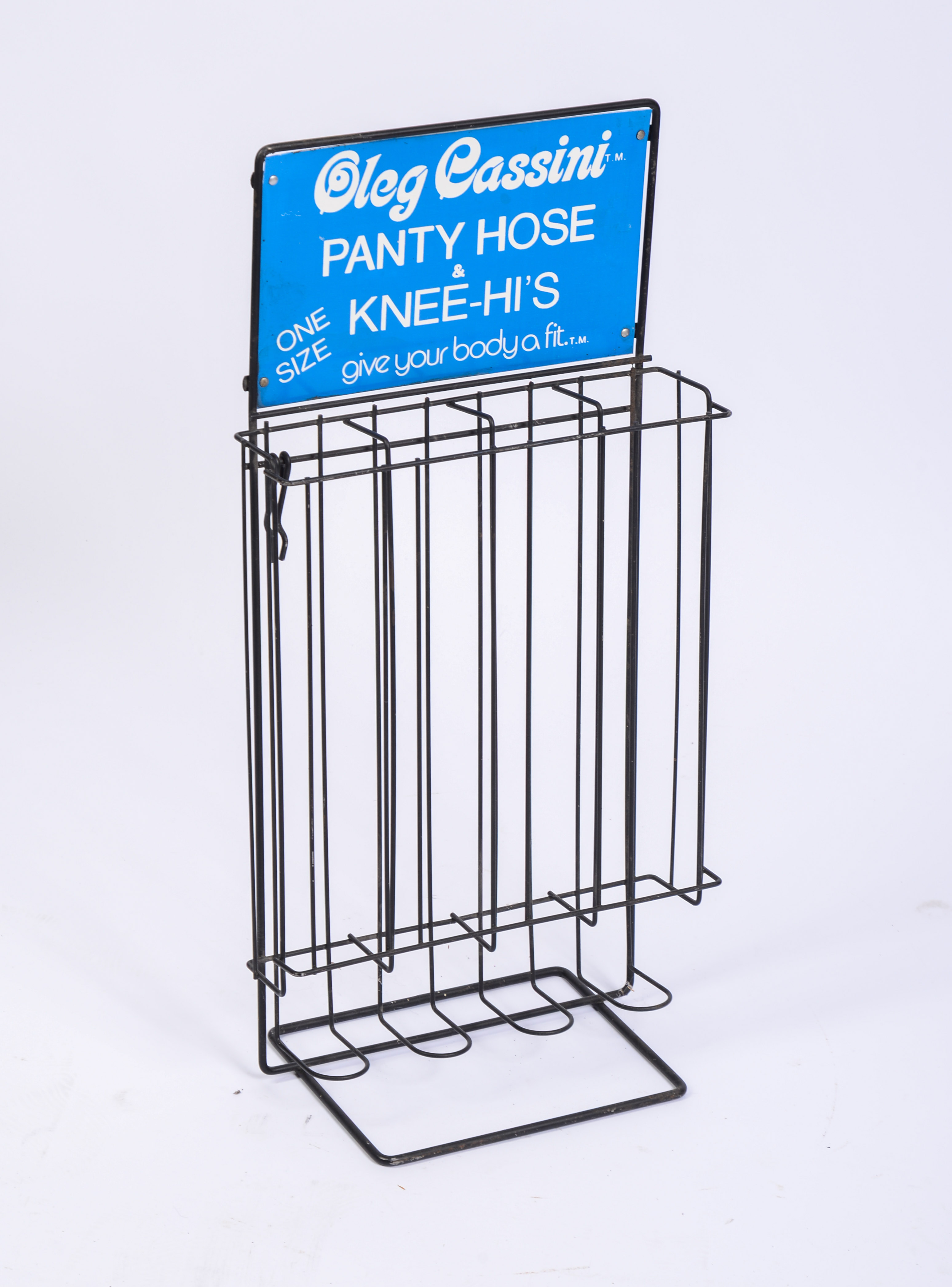 Oleg Cassini Pantyhose Display Rack.
