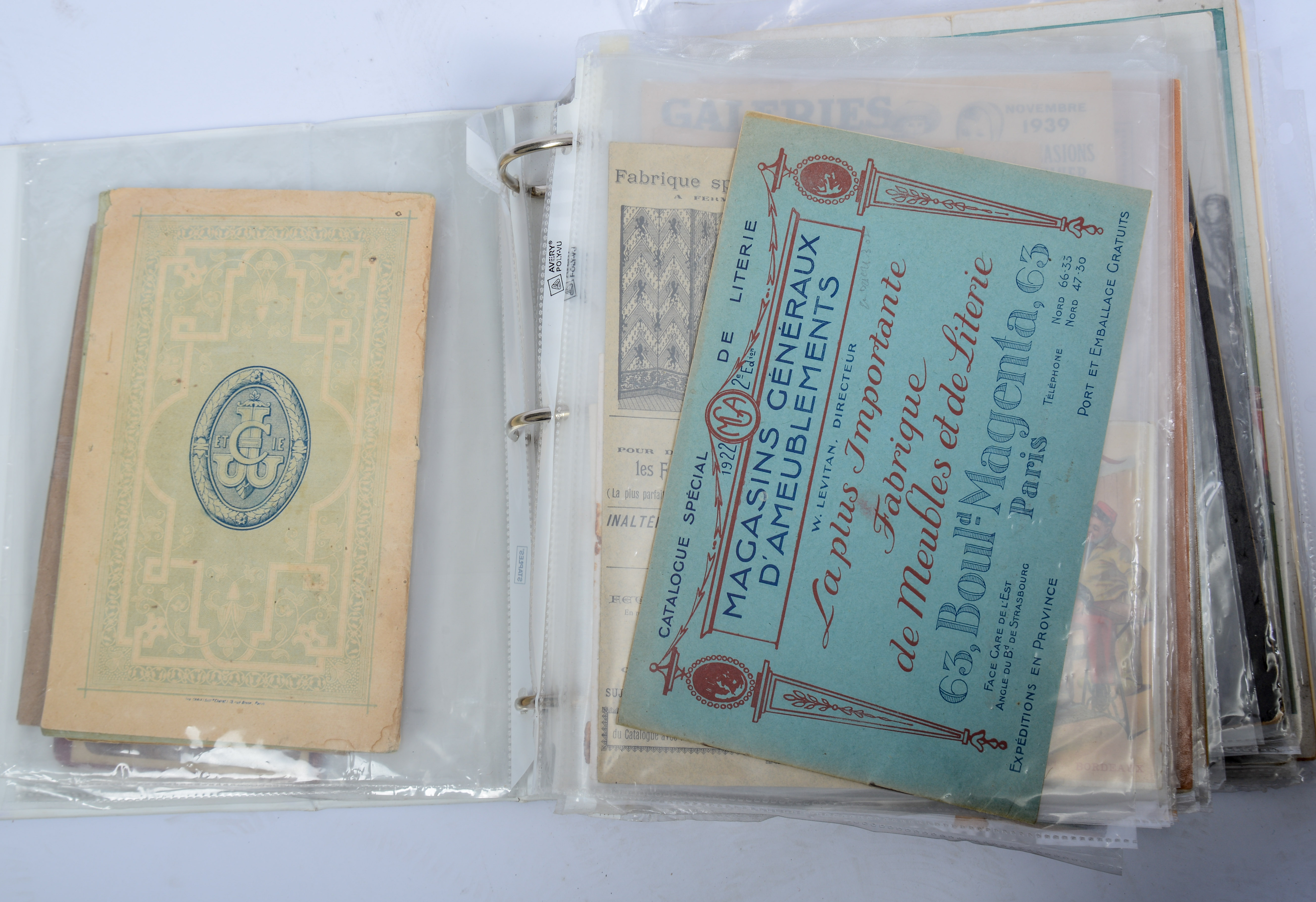 Collection of French Magazines, Catalogs, and Adverts.