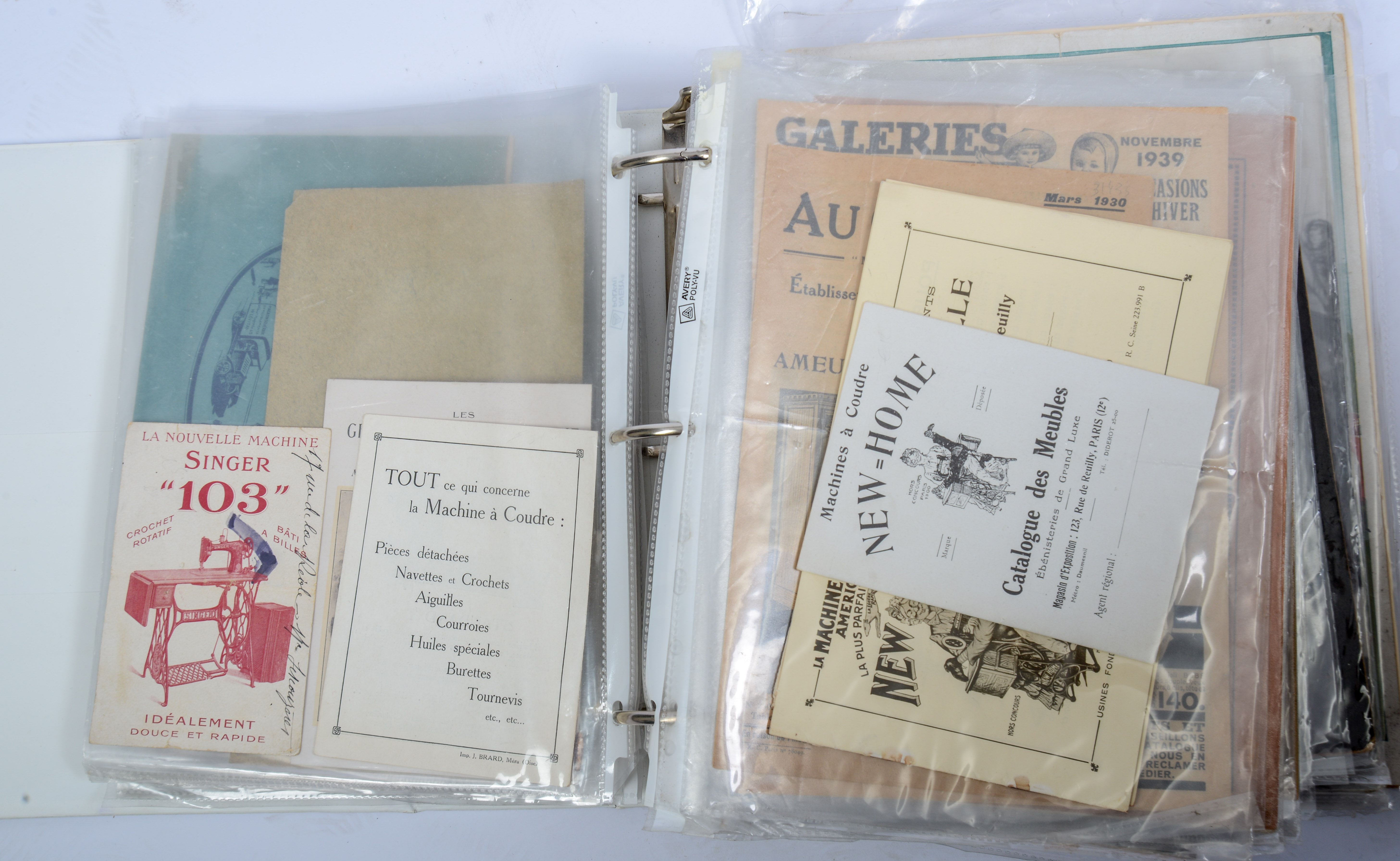 Collection of French Magazines, Catalogs, and Adverts.
