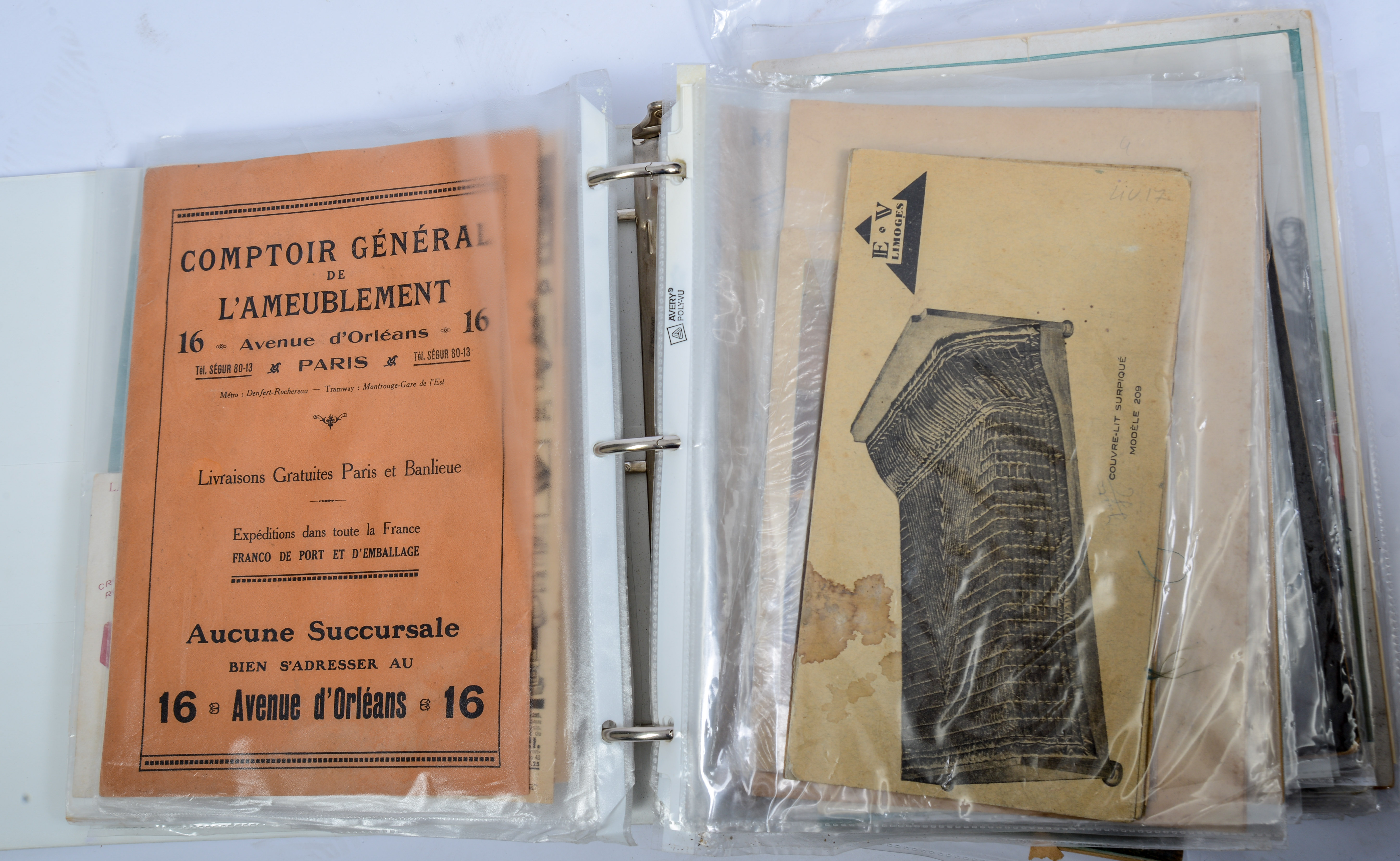 Collection of French Magazines, Catalogs, and Adverts.