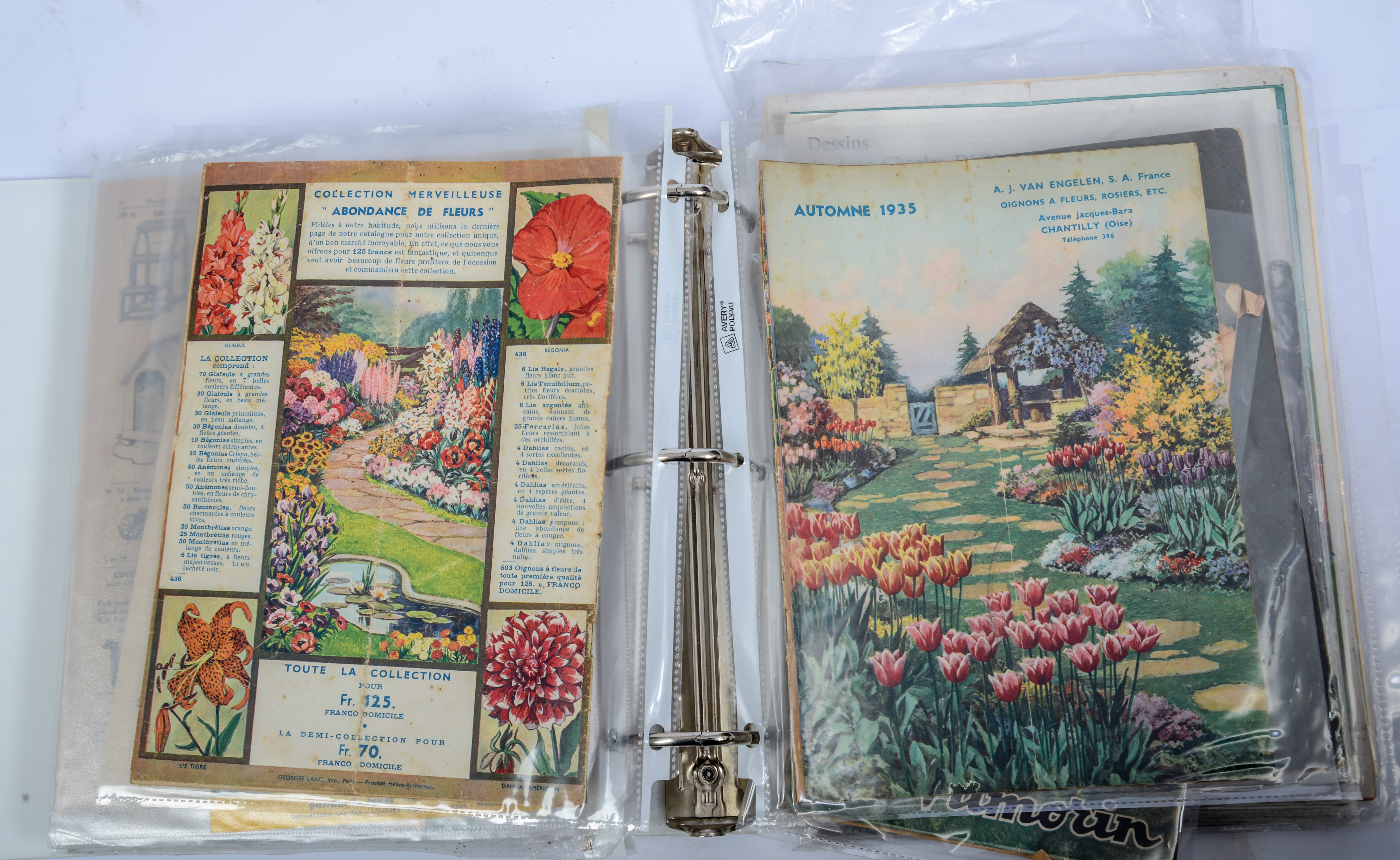 Collection of French Magazines, Catalogs, and Adverts.