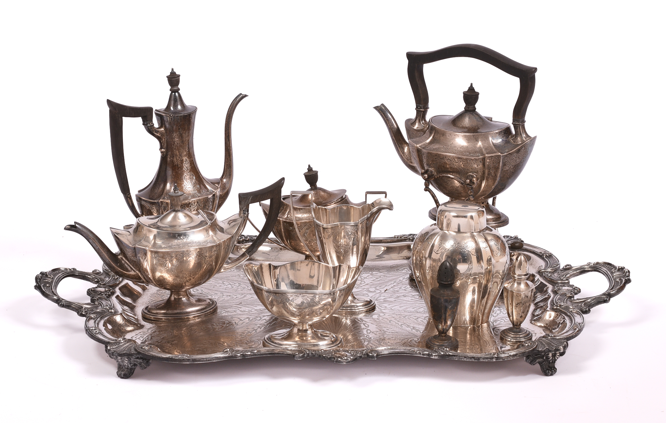 Gorham Sterling Silver Tea Service.