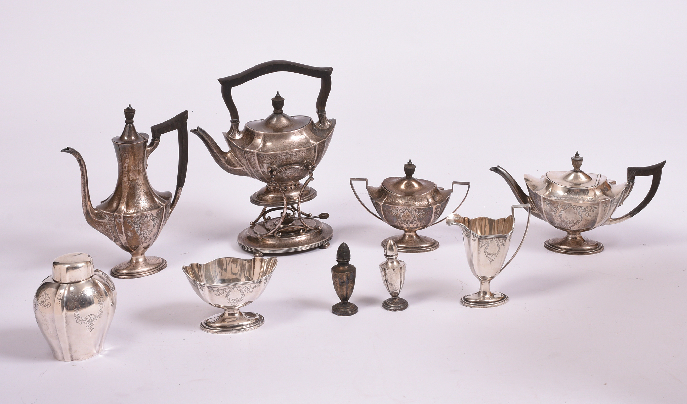 Gorham Sterling Silver Tea Service.