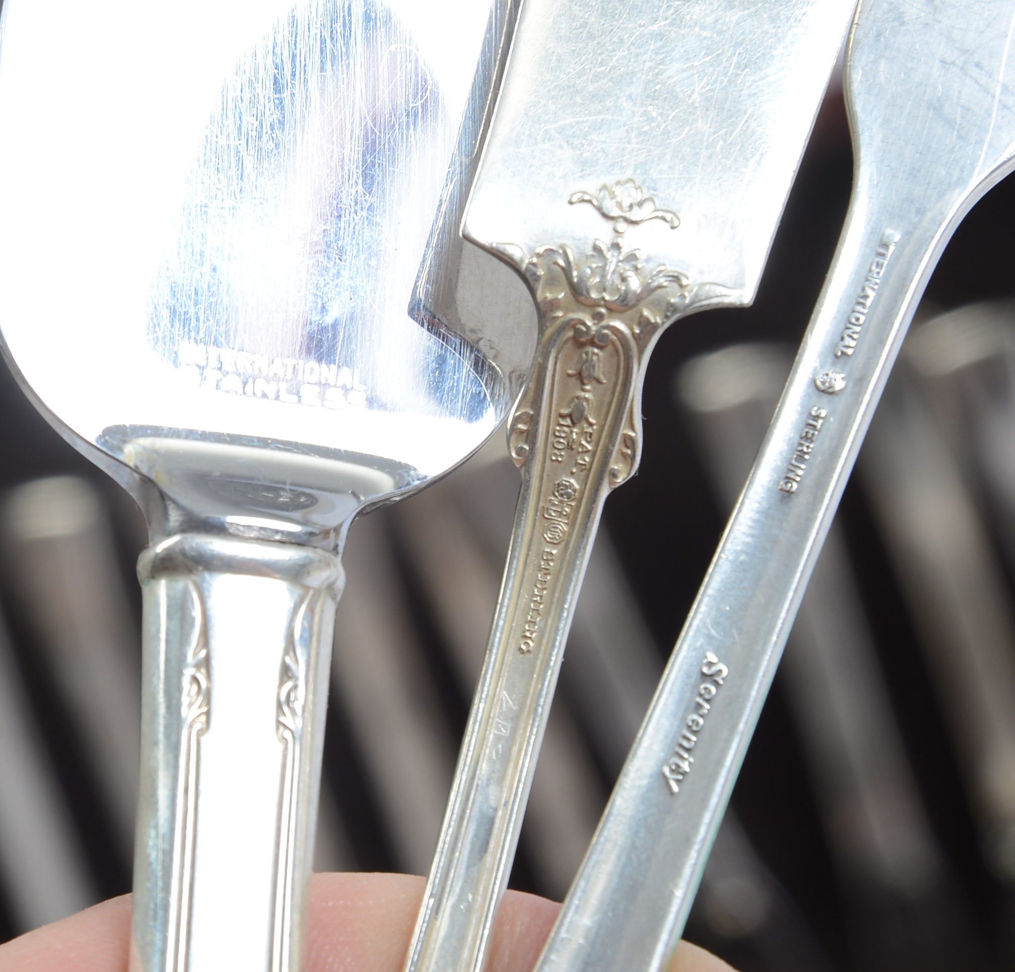 International Sterling Silver Flatware Service.