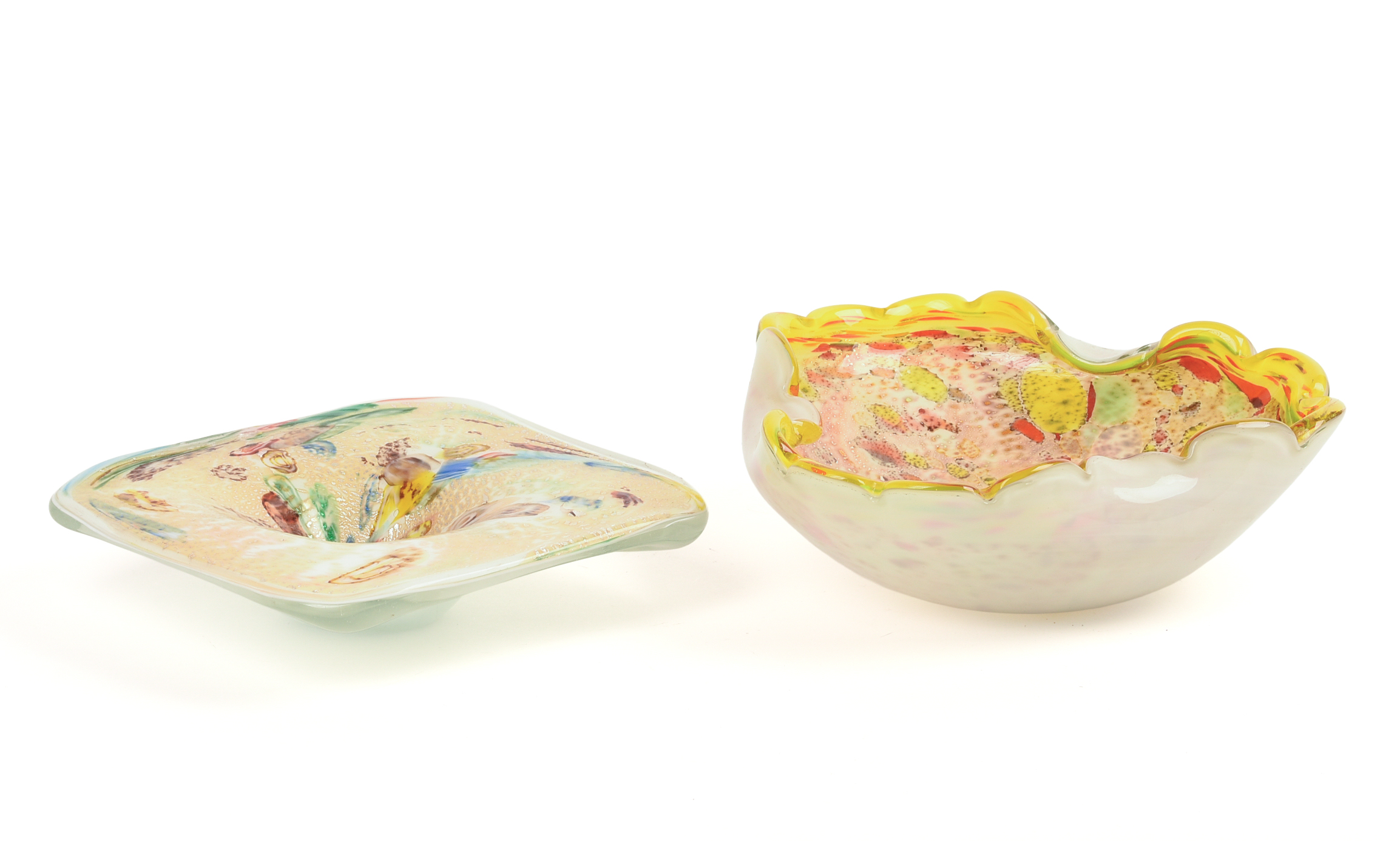 Two Murano Glass Bowls.