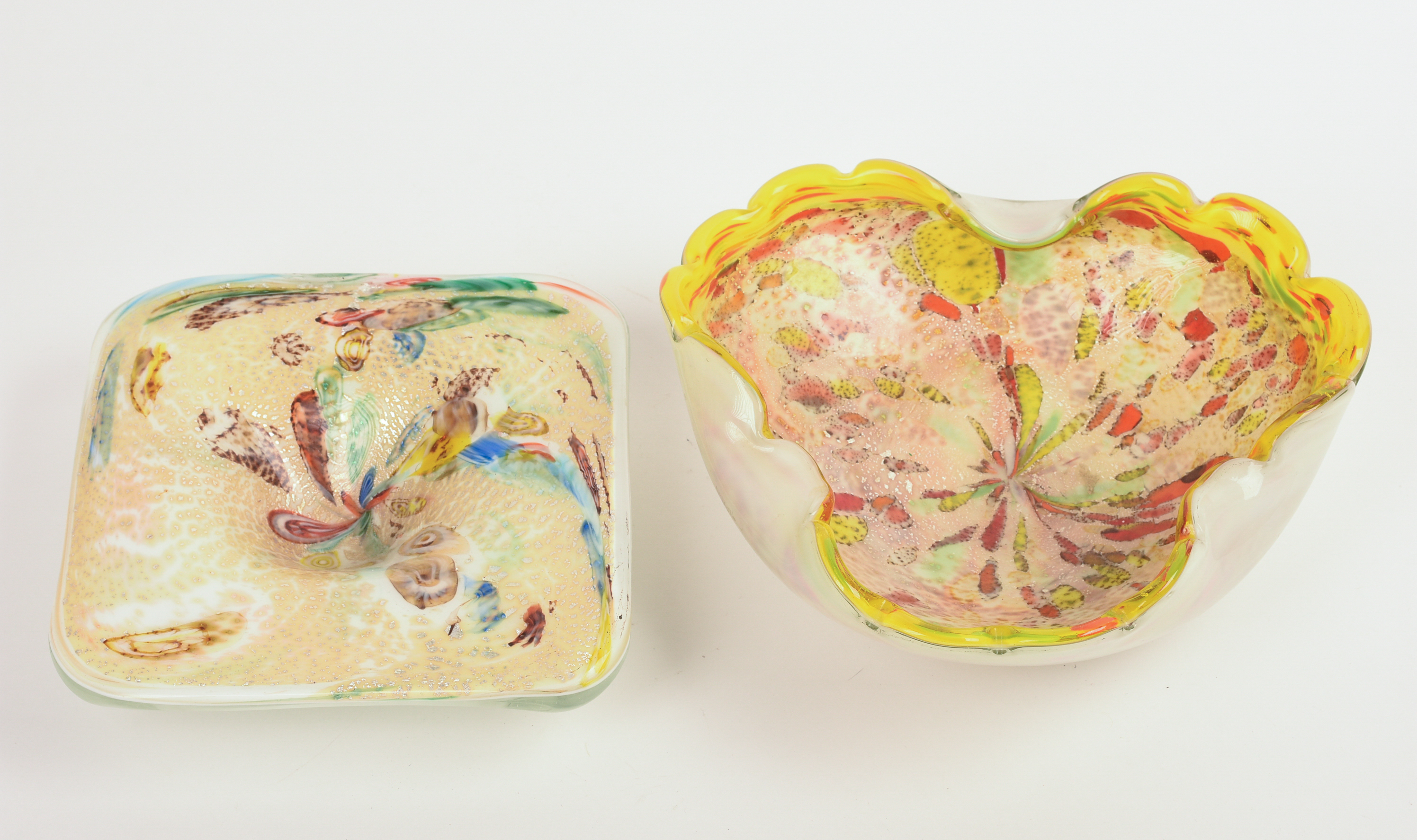 Two Murano Glass Bowls.