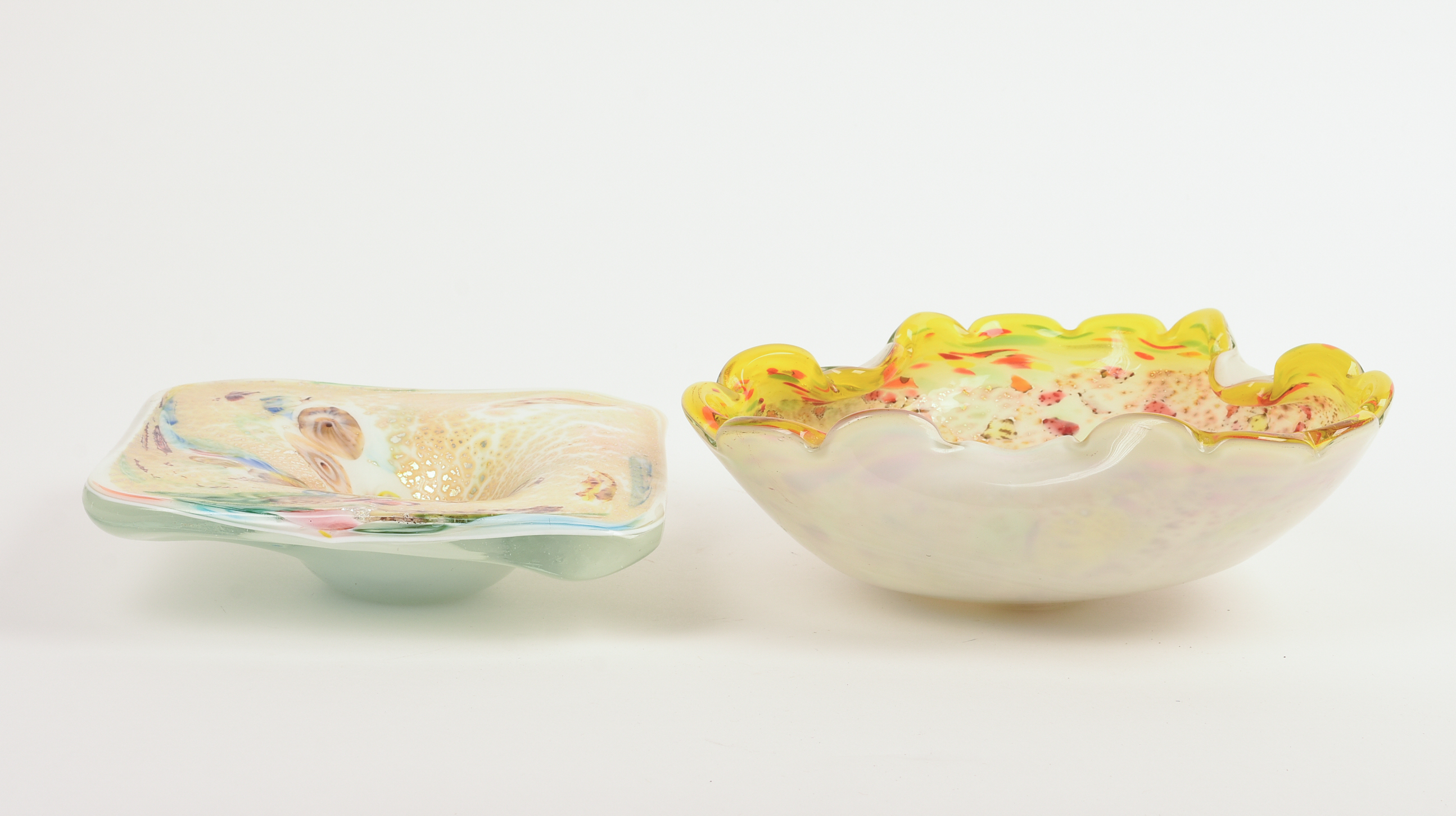 Two Murano Glass Bowls.